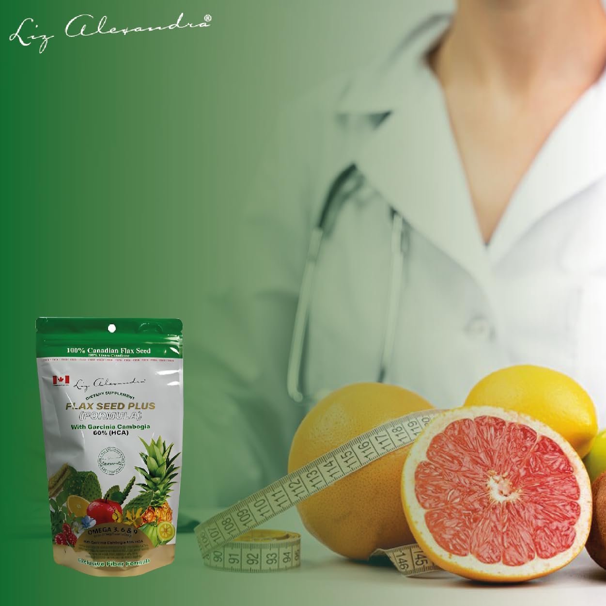 LIZ ALEXANDRA Linaza Fiber Supplement 20 oz - Exclusive Blend for Digestive Health and Wellness