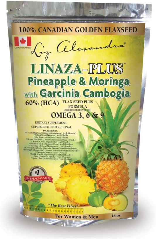 Liz Alexandra Linaza Plus: Pineapple, Moringa, & Garcinia Cambogia Blend - 16oz