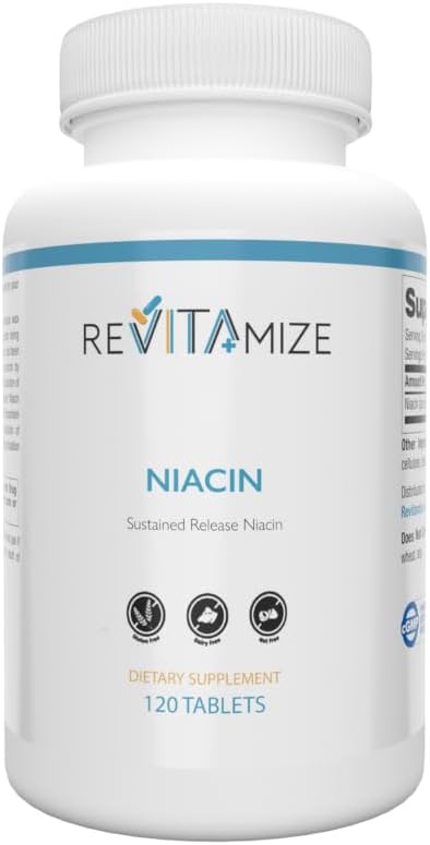Long-lasting Niacin SR Supplement for Energy Boost and Overall Wellness