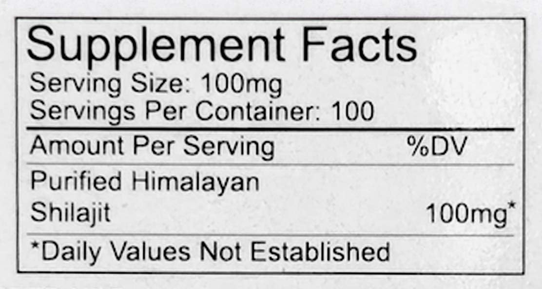 Lotus Blooming Herbs Shilajit Resin - Pure Gold Grade Himalayan Extract with Fulvic Acid for Energy & Stamina - 10g