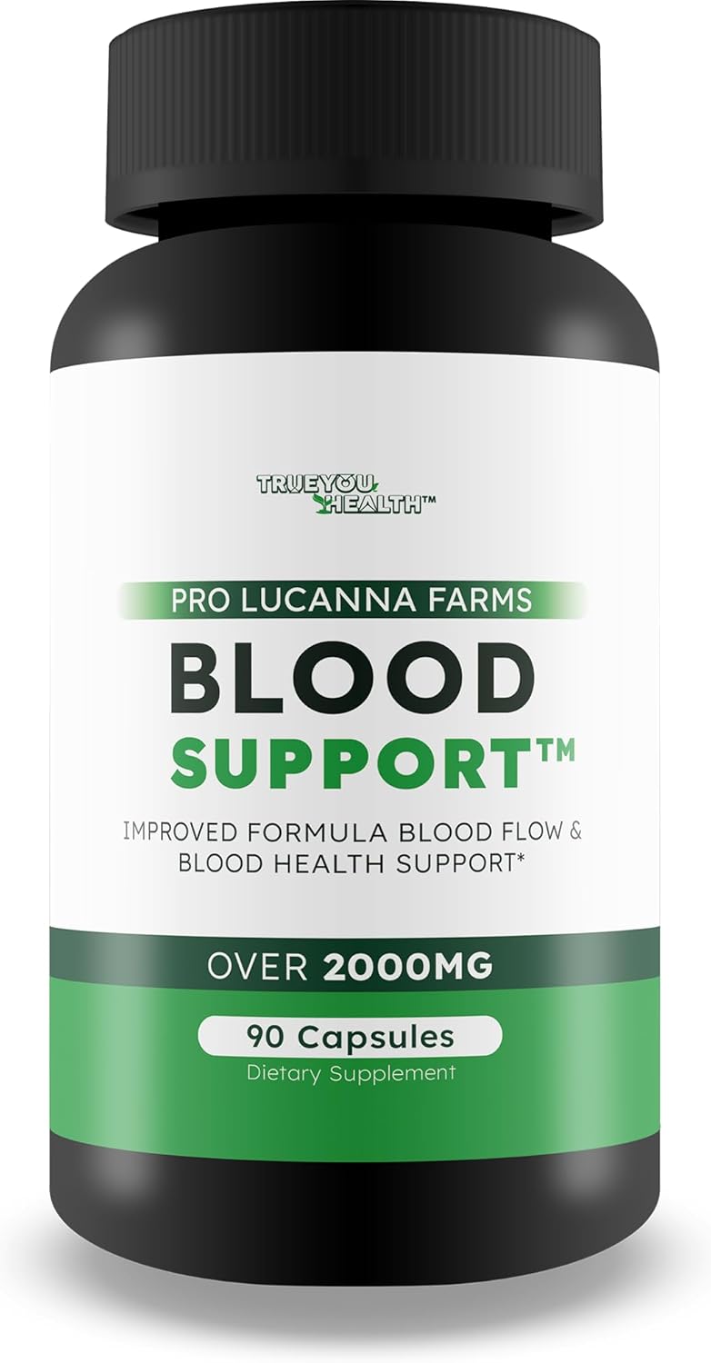 Lucanna Farms Blood Support: Advanced Formula for Healthy Blood Flow, Circulation, and Glucose Support