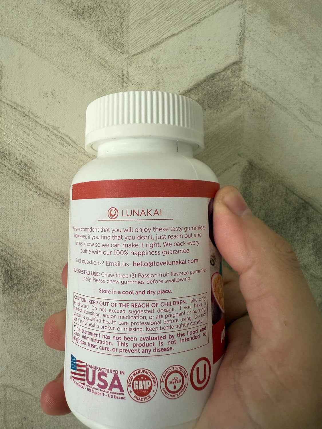 Lunakai Vitamin E Gummies 400IU with Vitamin C - Vegan & Non-GMO Daily Skin & Eye Support - Made in USA - 60ct