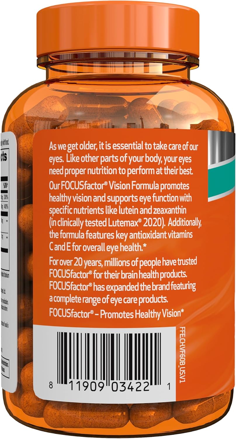 Lutemax® 2020 Eye Vitamins with Vitamin C & E - 60 Count Lutein and Zeaxanthin Supplement for Eye Health Support - BoostGo Australia
