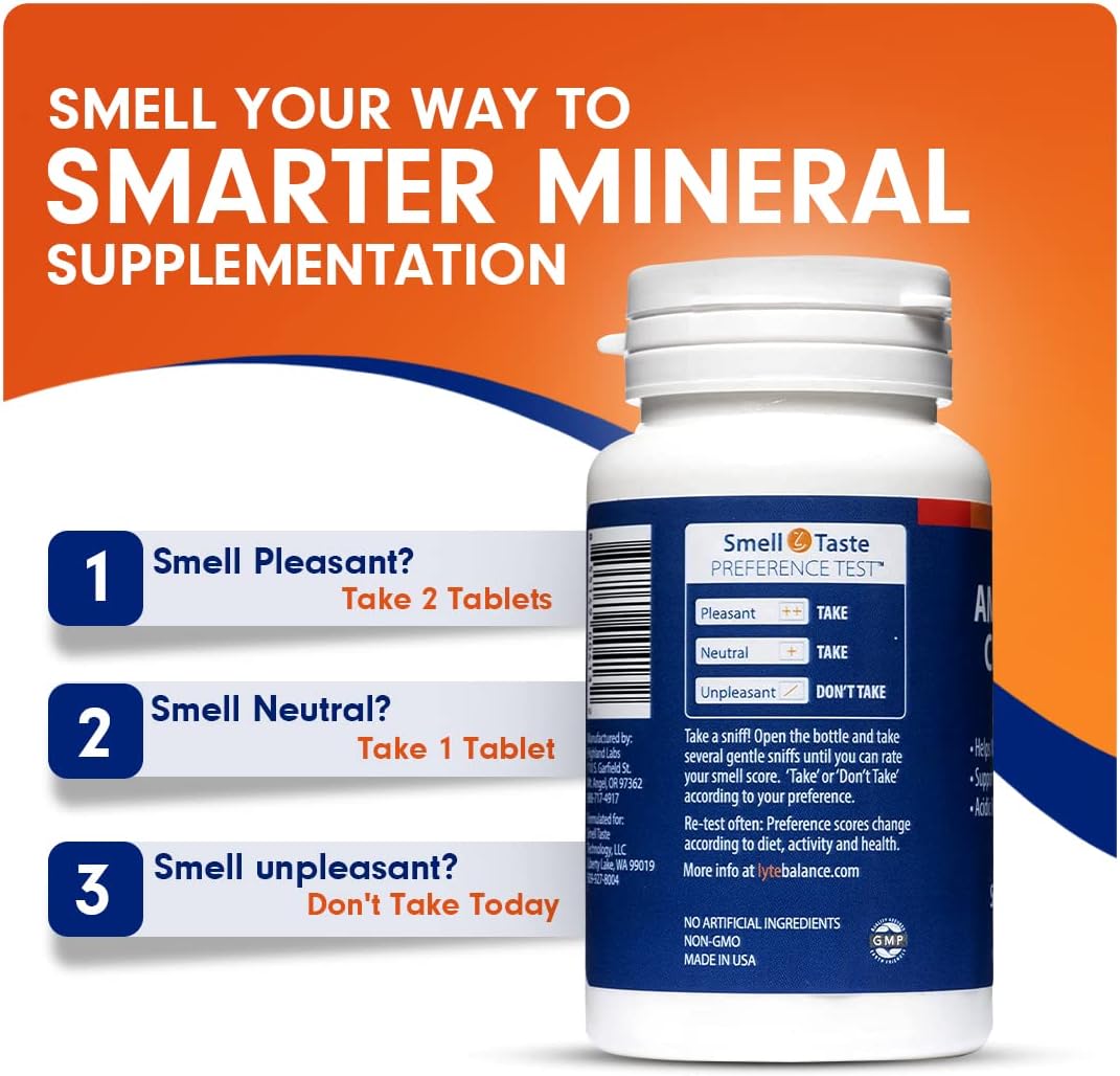 Lyte Balance Ammonium Chloride and Potassium Phosphate Supplement for pH Balance and Muscle Building - 90 Tablets