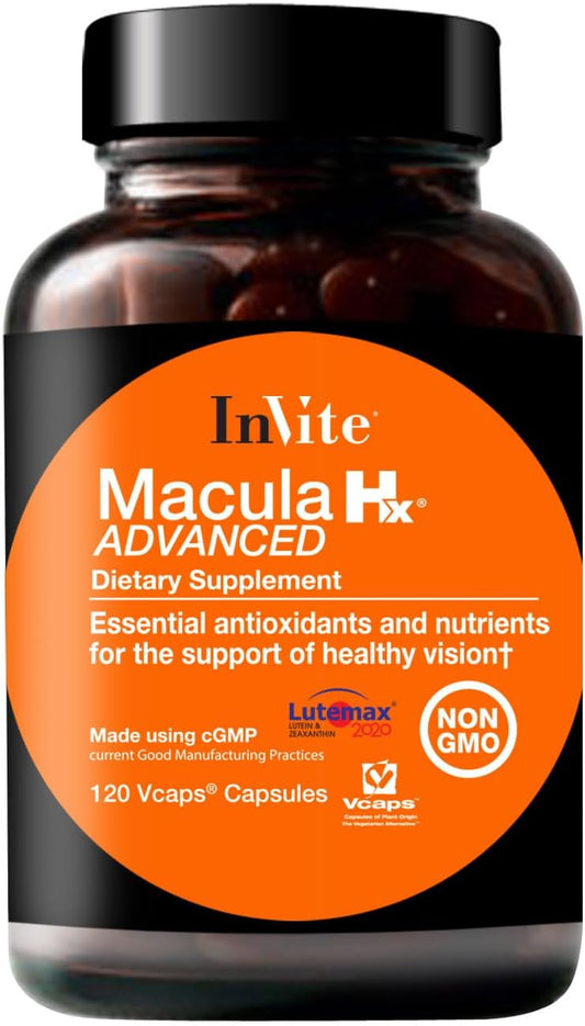Macula Hx Advanced®: Vision Support with Carotenoids, Vitamins, Minerals & Berry Extracts - 120 Capsules