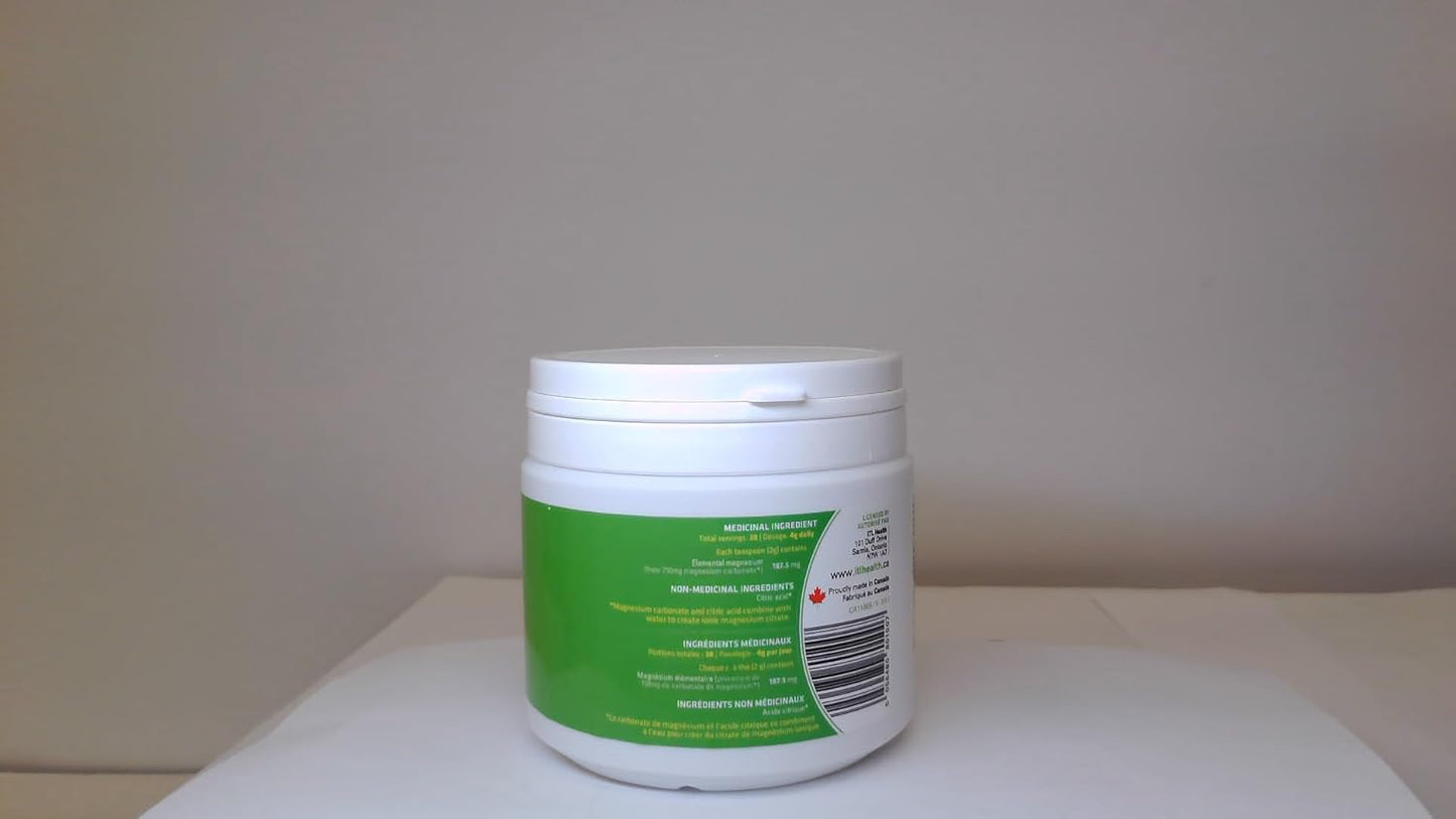 MAG365 ITL Health Ionic Magnesium Citrate Powder - Unflavored, Natural Citrus Taste - Supports Metabolism, Strong Bones, Muscle Function, Heart Health - 38 Servings