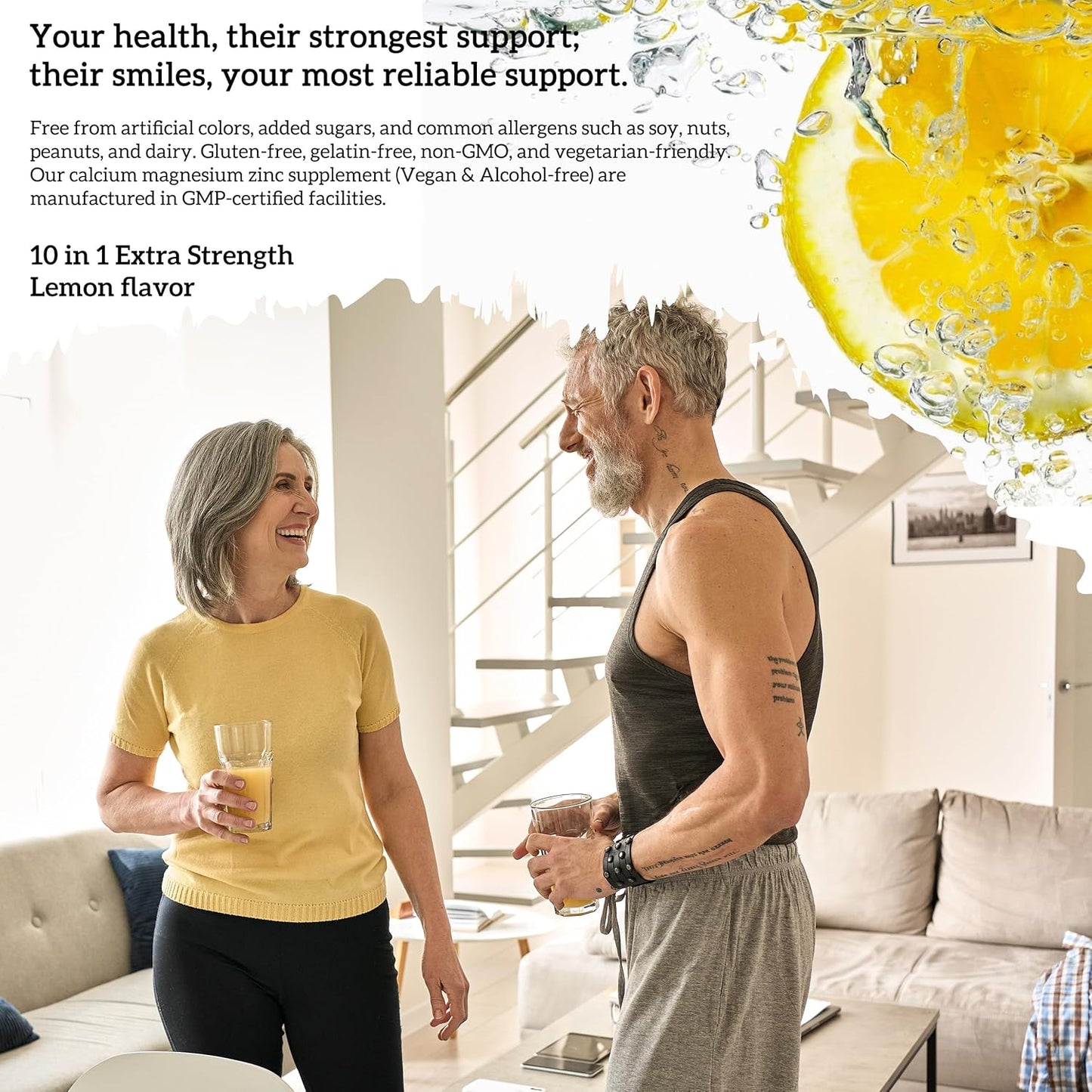 Magnesium Calcium Zinc Supplement with Vitamin D3 K2 for Women - Liquid Drops for Bone Health & Sleep, 1 Fl Oz