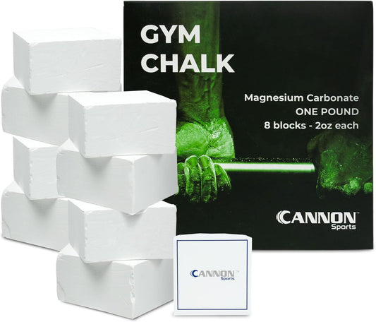 Magnesium Carbonate Gym Chalk - Blocks, Liquid, Powder Options for Sweatproof Grip in Workout, Weightlifting, Gymnastics, Rock Climbing