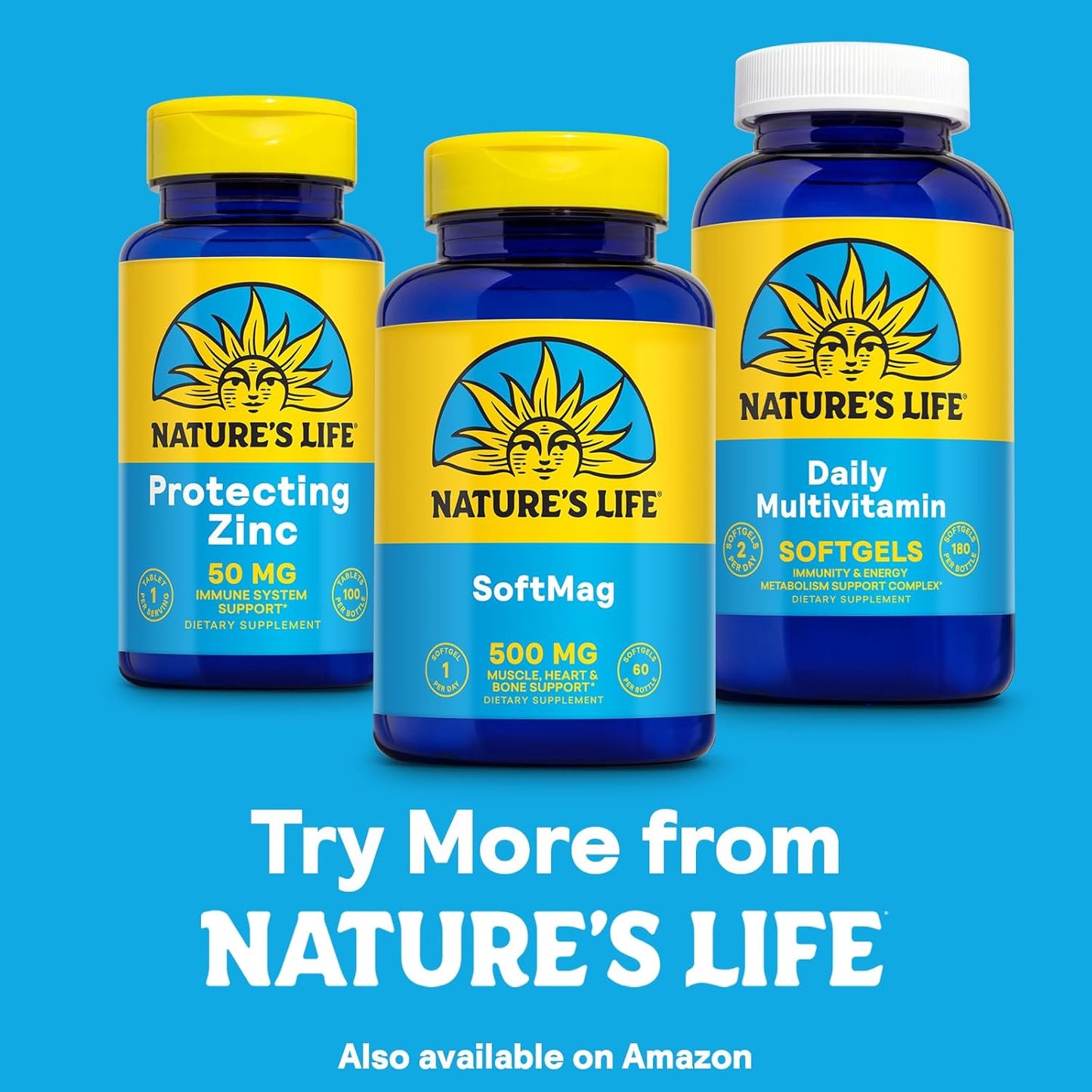 Magnesium Complex Softgels with Citrate & Malate for Bone, Muscle, and Heart Health - Easy to Swallow - 60 Servings - BoostGo Australia