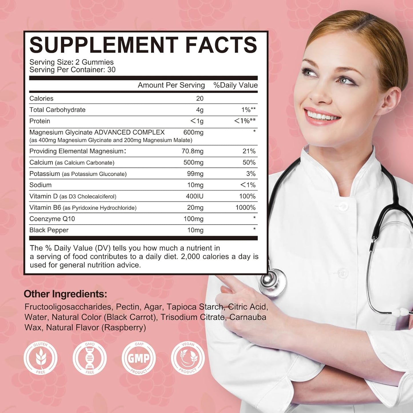 Magnesium Gummies with BBEEAAUU Cortisol Capsules - Stress Support Supplements