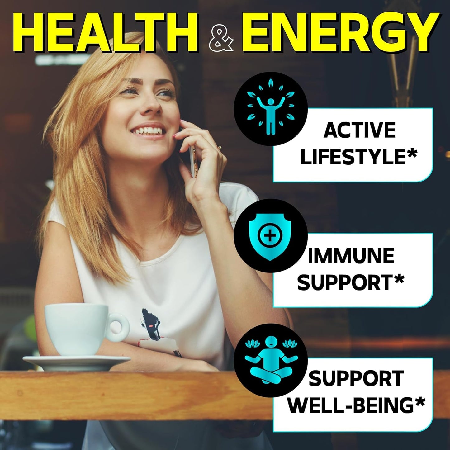 Magnesium L-Threonate Capsules with Lions Mane Mushroom & Ashwagandha Root - 210 Capsules - 1000mg Per Serving - DEDICAD Formula