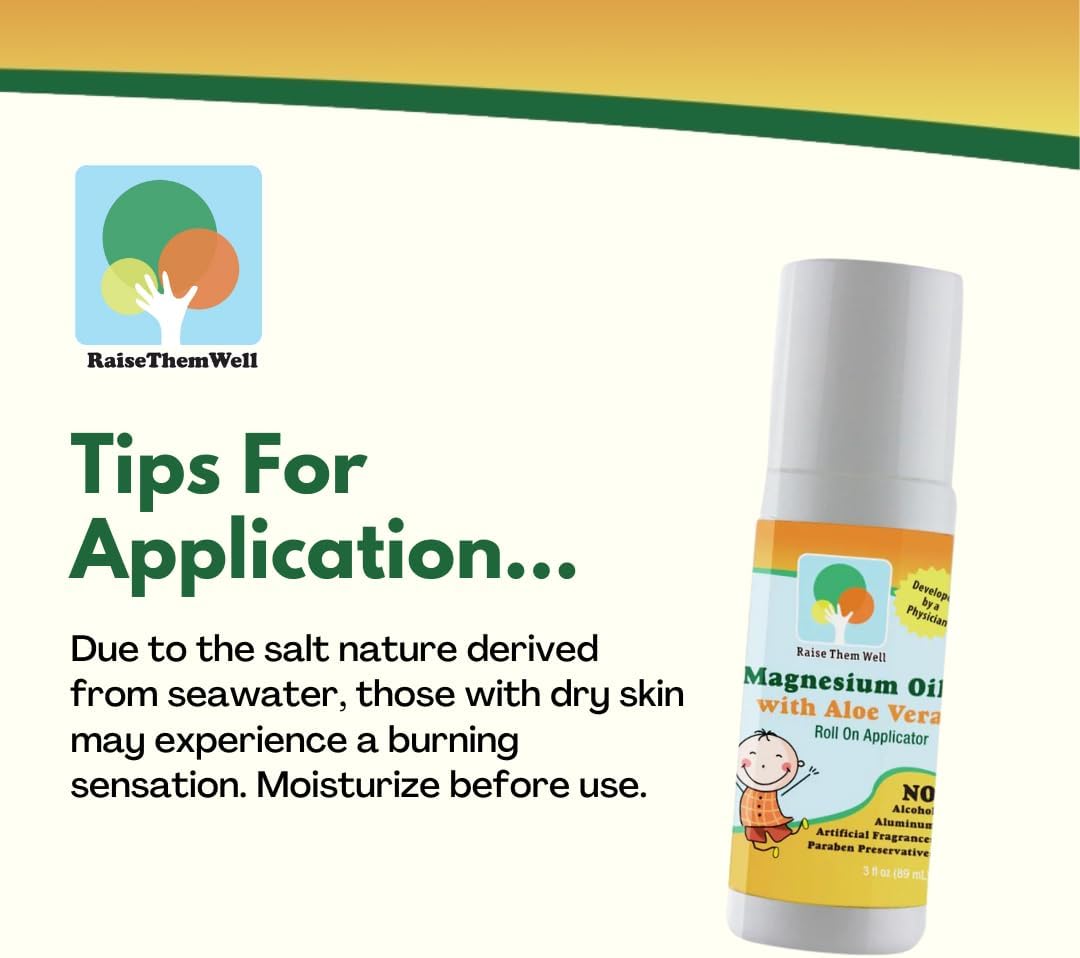 Magnesium Oil Roll On with Aloe Vera | Convenient 3 fl oz Applicator - BoostGo Australia