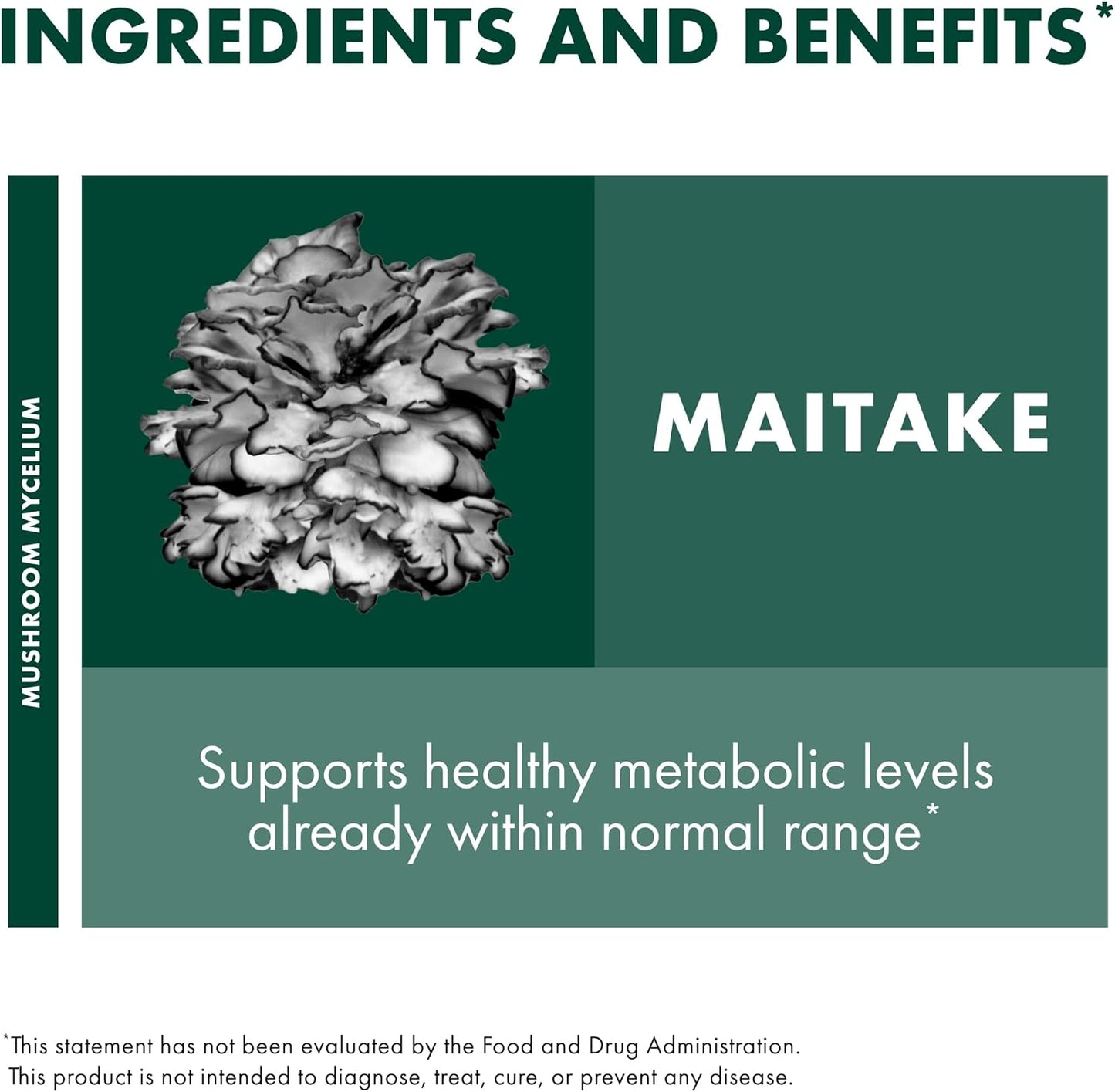 Maitake Mushroom Liquid Extract for Immune & Cellular Health - Herbal Dietary Supplement - 2 fl oz (60 Servings)