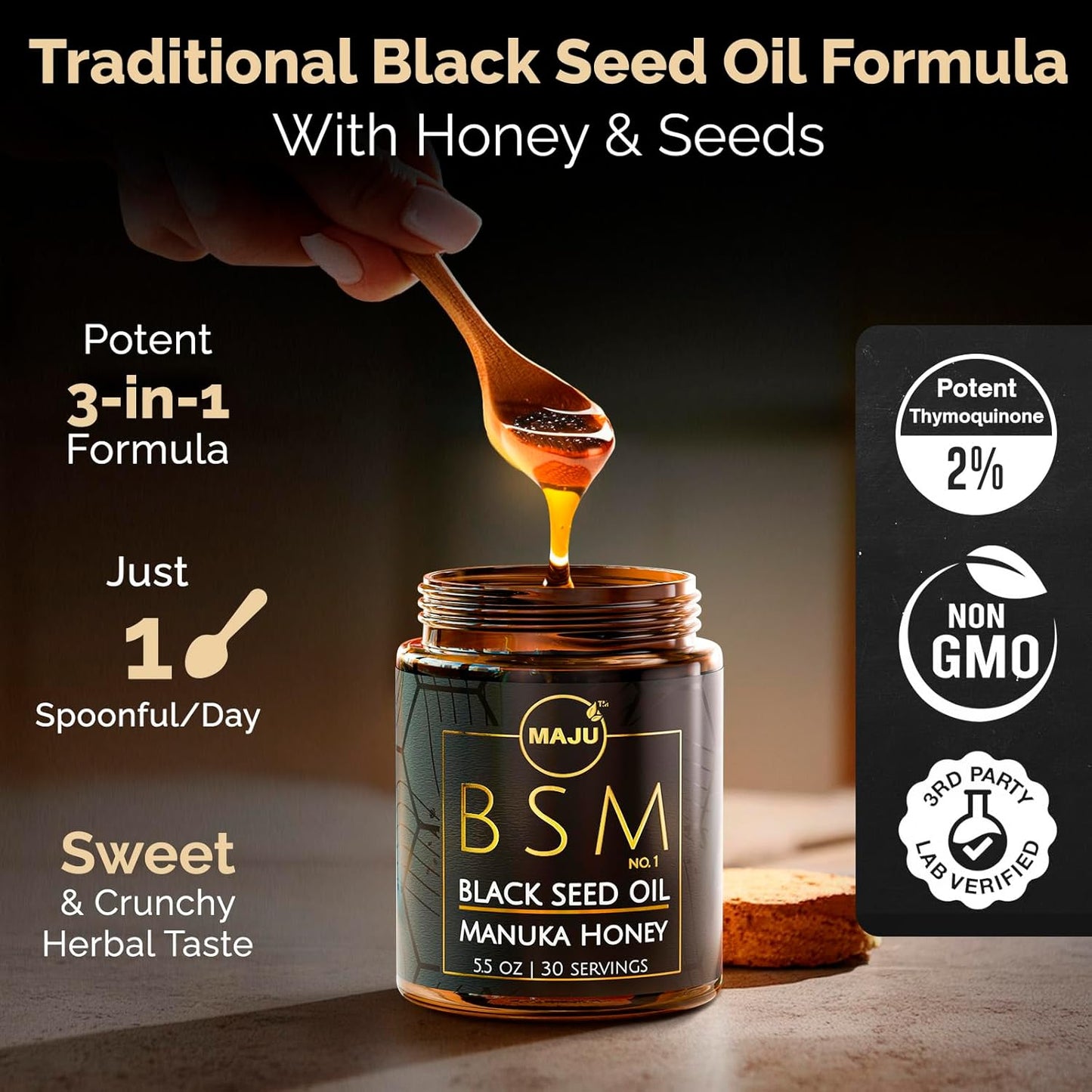 Maju Superfoods Black Seed Oil, Capsules, & Gummies 3-in-1 Bundle Pack
