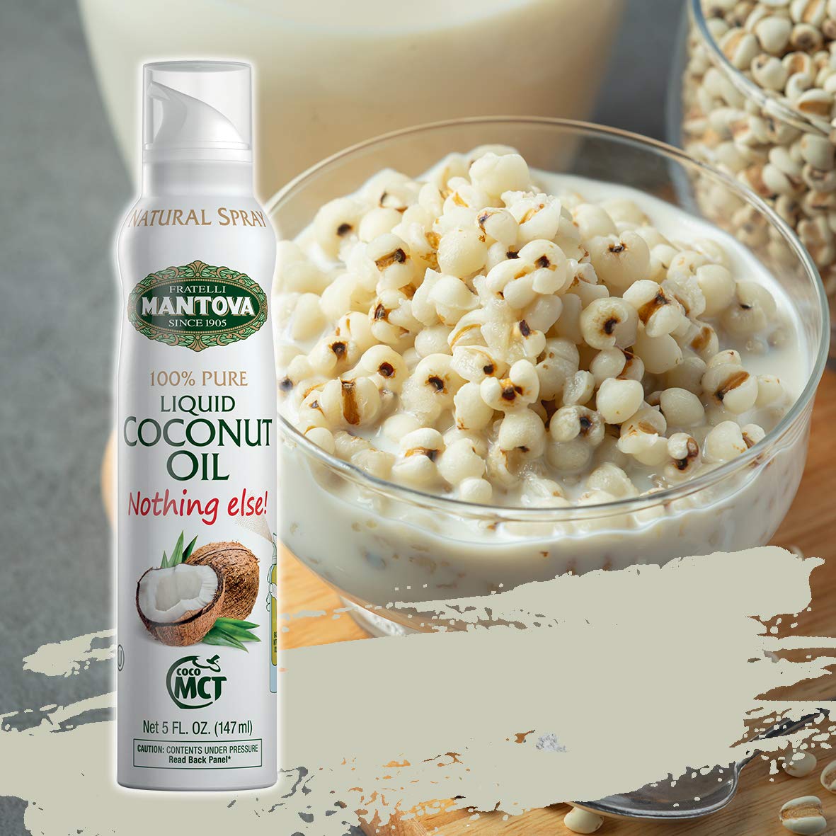 Mantova Keto Spray Oil Variety Pack (Avocado, Ghee, Coconut MCT Oil) - 3 Pack