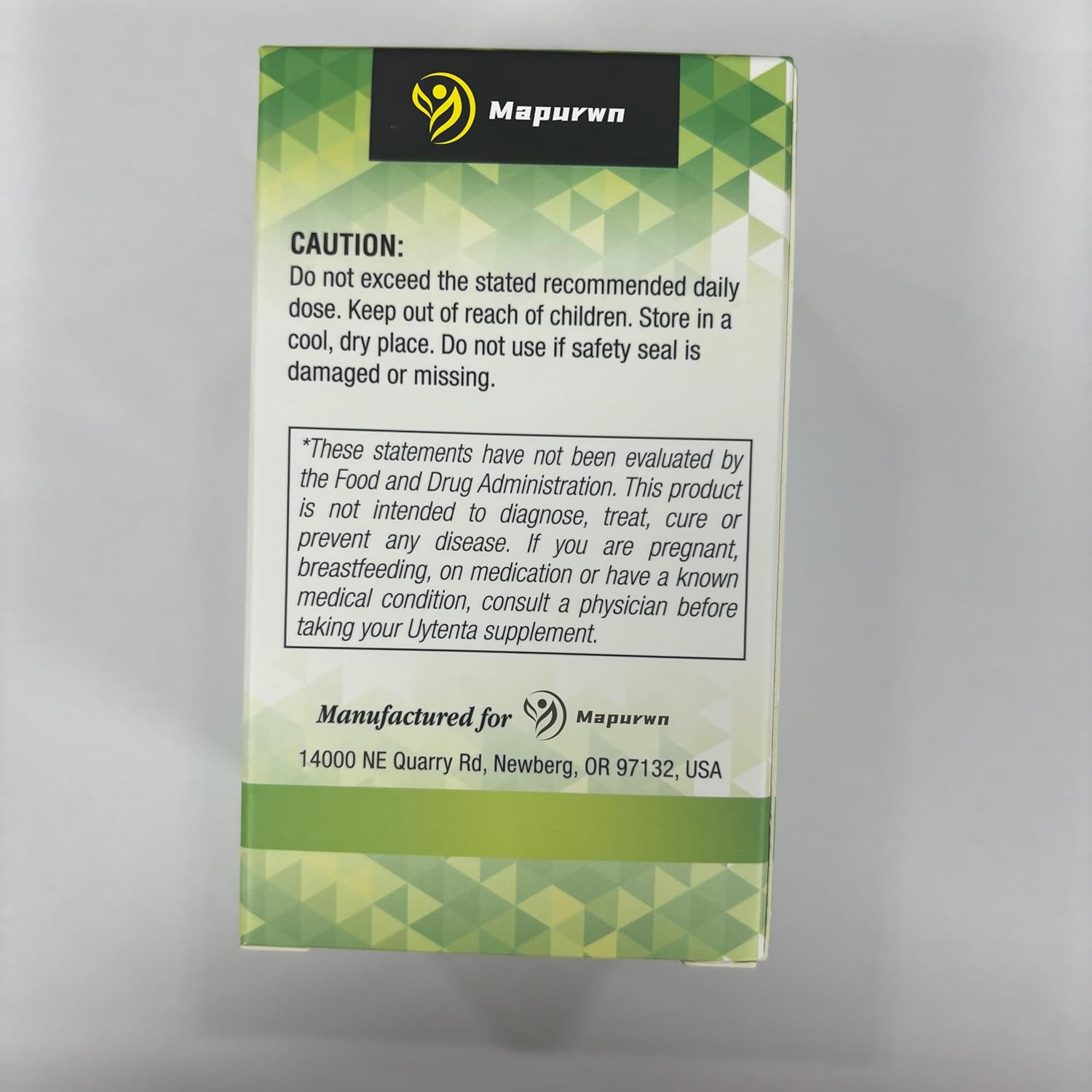 Mapurwn NMN Supplement Alternative 500mg - 120 Count Bottle