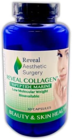 Marine Collagen Peptide Blend Capsules - 60 Count, Low Molecular Weight Bioavailable Formula