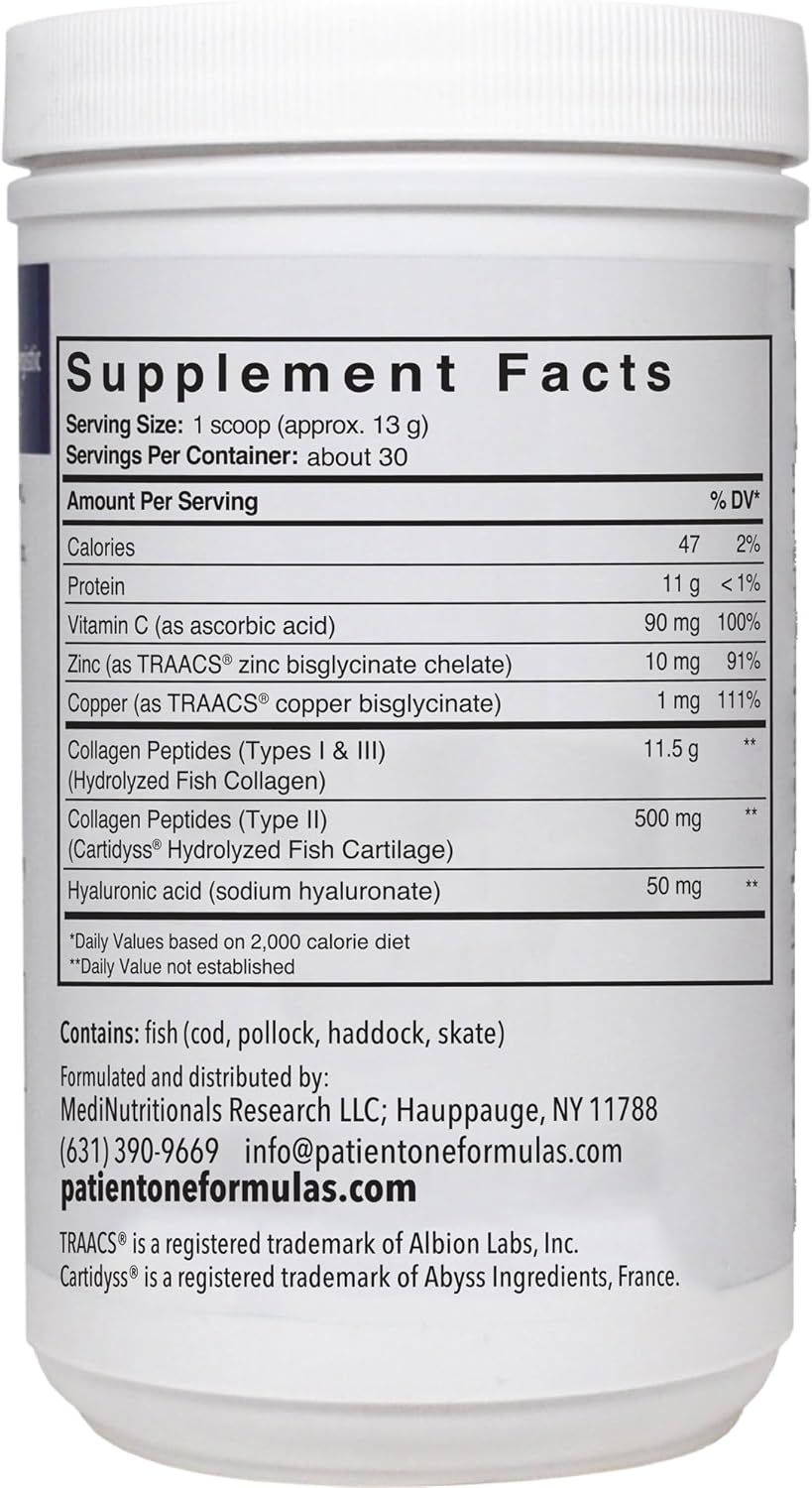 Marine Collagen Powder Supplement with Types 1, 2, and 3 Collagen for Whole-Body Support - 13.75 oz