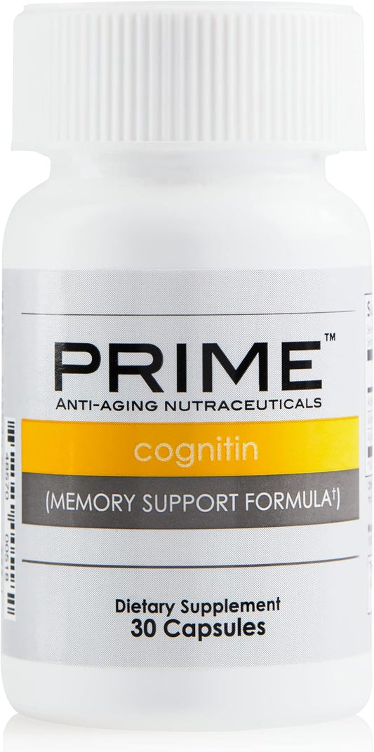Market America PRIME Cognitin Memory Support Formula - Enhances Memory, Promotes Brain Health, Boosts Cognitive Function - 30 Servings