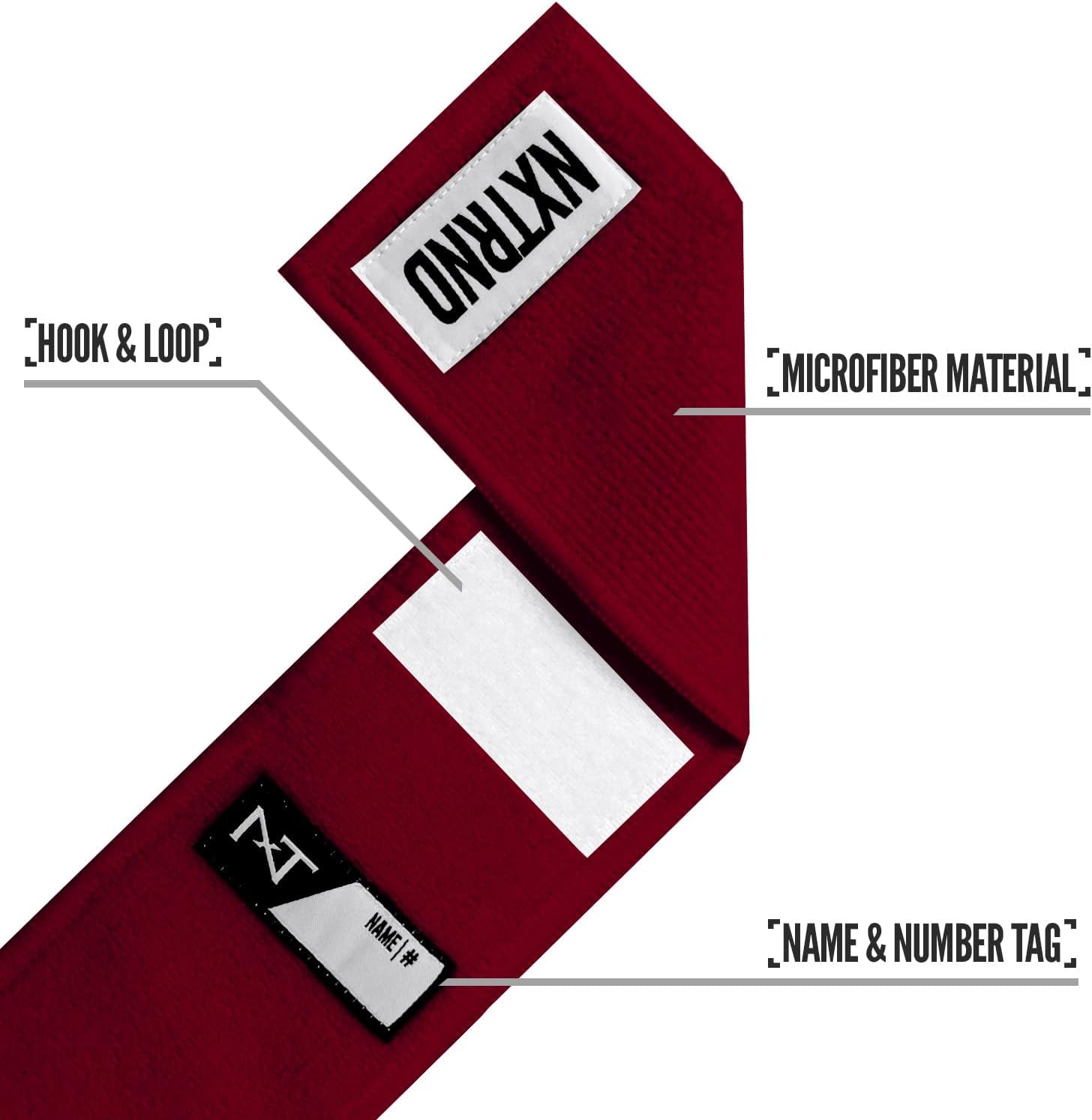 Maroon NXT NXTRND Streamer Football Towel for Drying Hands and Accessories