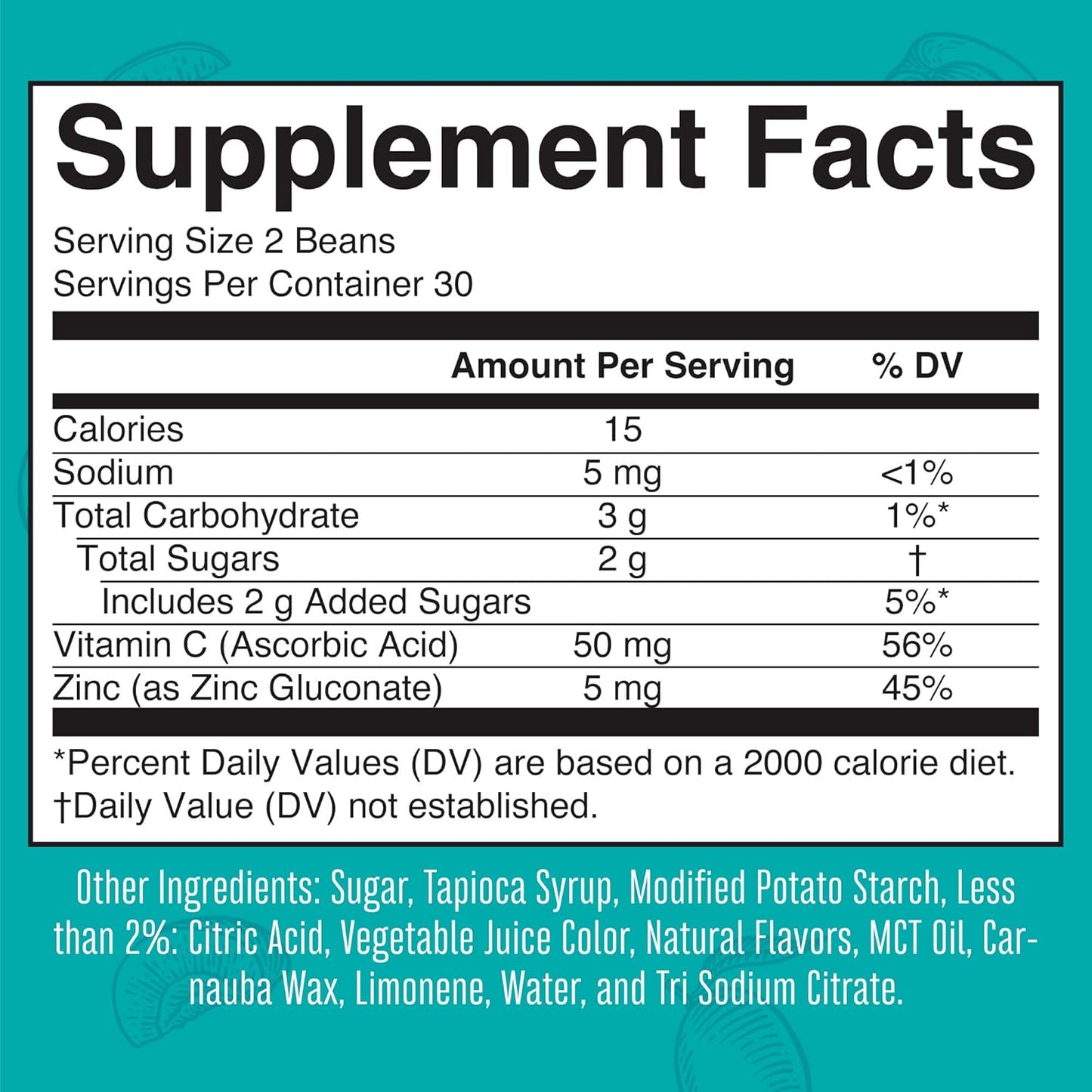 MaryRuth Organics Kids Immunity Beans with Vitamin C and Zinc - Immune Support Supplement for Kids 4+ - Peach Mango Flavor - Vegan, Non-GMO, Gluten Free - 60 Count