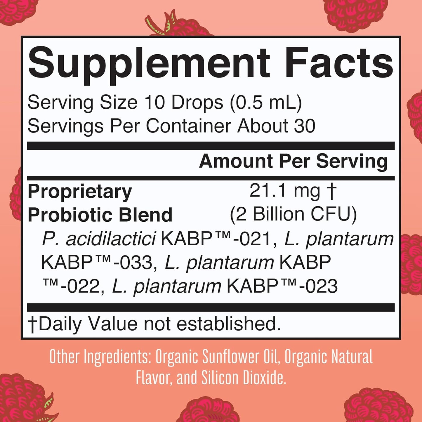 MaryRuth Organics Precision Probiotic & B Complex Drops for Women - Raspberry & Cherry | Organic Vitamins for Gut Health & Immunity | Vegan, Non-GMO, Gluten Free