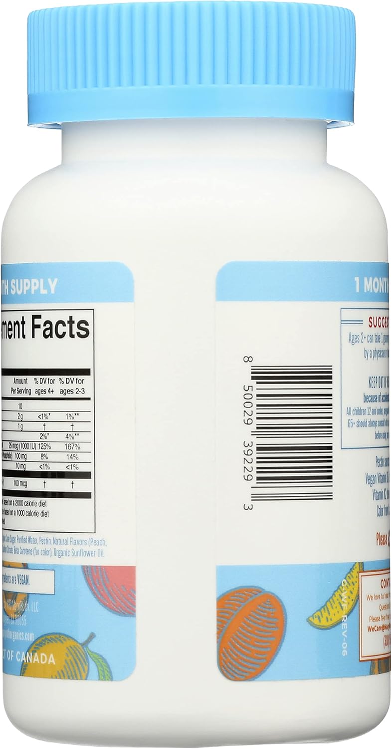 MaryRuth Organics Vitamin K2, D3, and Calcium Gummies - 30 CT Bottle