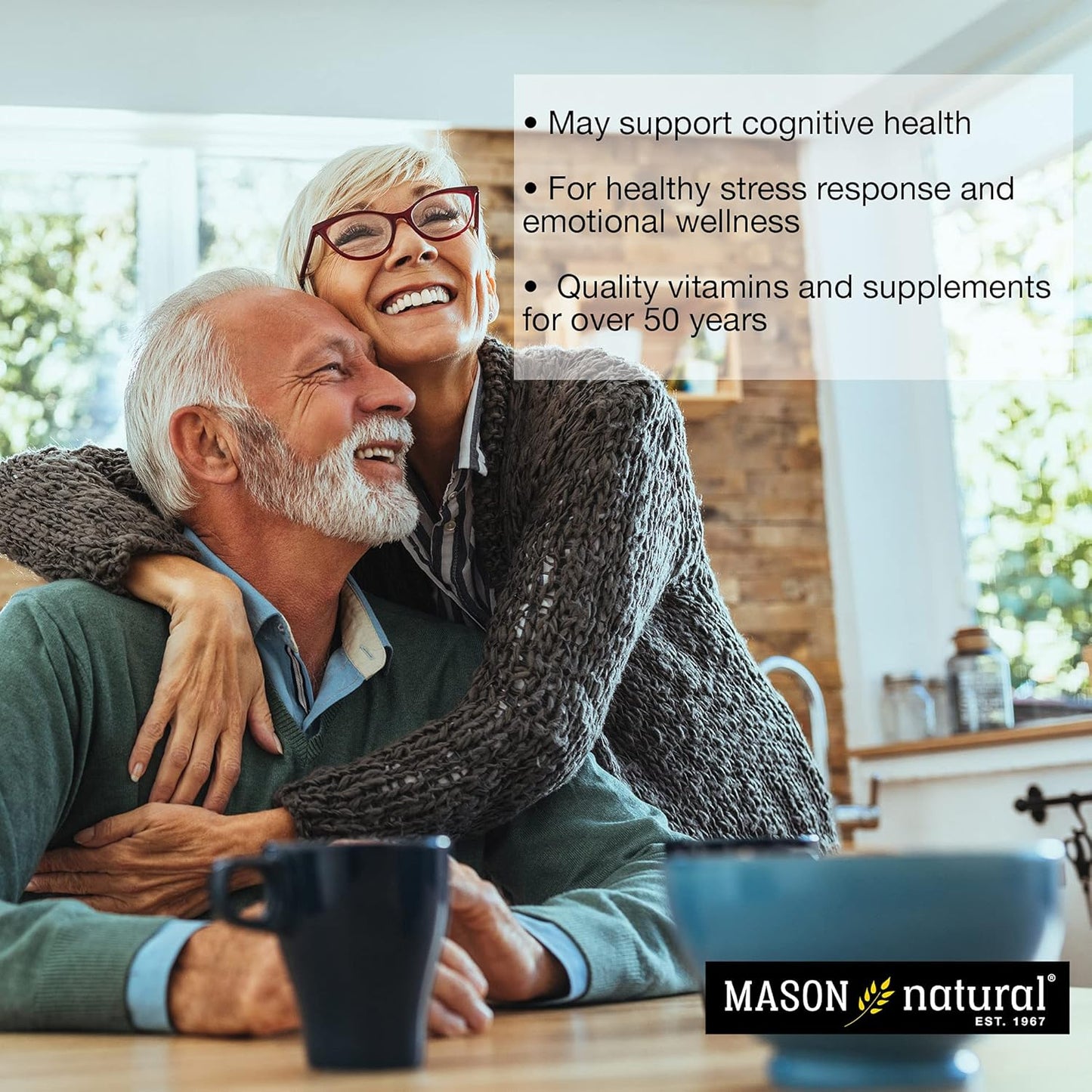 MASON NATURAL Ginkgo Biloba Herbal Supplement for Brain Function & Alertness - 60 Capsules