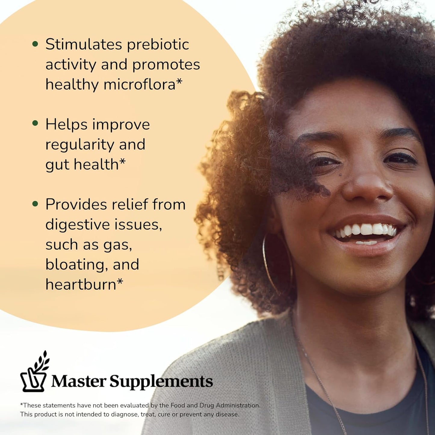 Master Supplements Theralac - 60 Capsules Total - Multi-Strain Probiotic for Gut Health, Gas, and Bloating - Gluten Free - 60 Servings