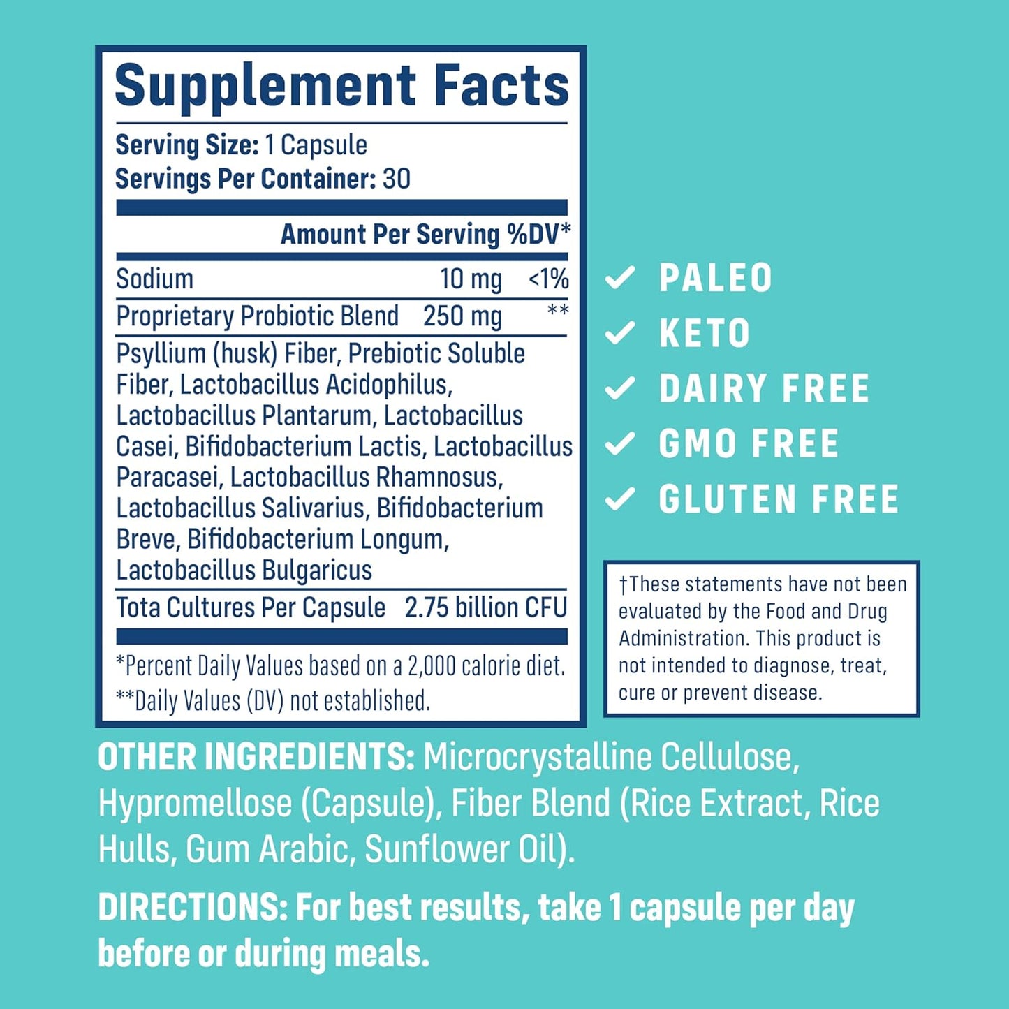 Matcha Collagen Probiotic Blend with NativePath Probiotic Prime - 30 Capsules