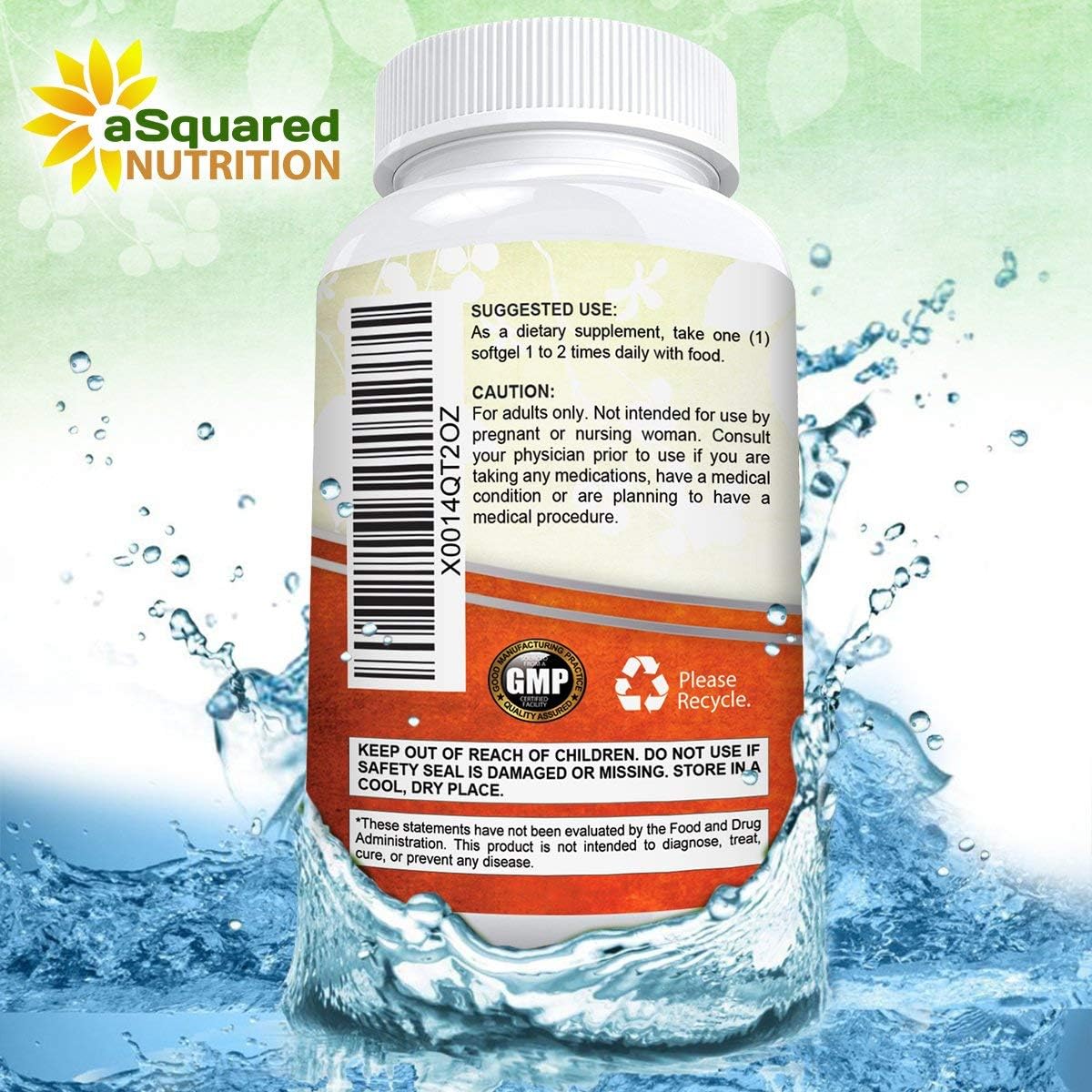 Max Strength Astaxanthin Supplement - 10mg Natural Pills for Pure Energy - 120 Softgels from Haematococcus Pluvialis