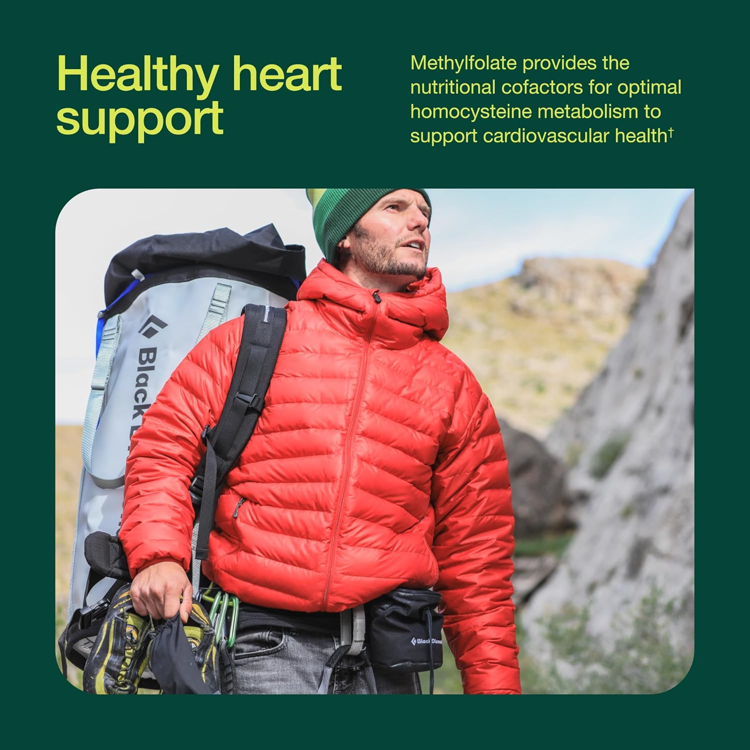 Maximum Potency L Methylfolate 15mg Capsules - Active Vitamin B9 for Mood, Cognition, Immunity - 5-MTHF Methyl Folate for Cardiovascular and Neurological Health - 60 Caps