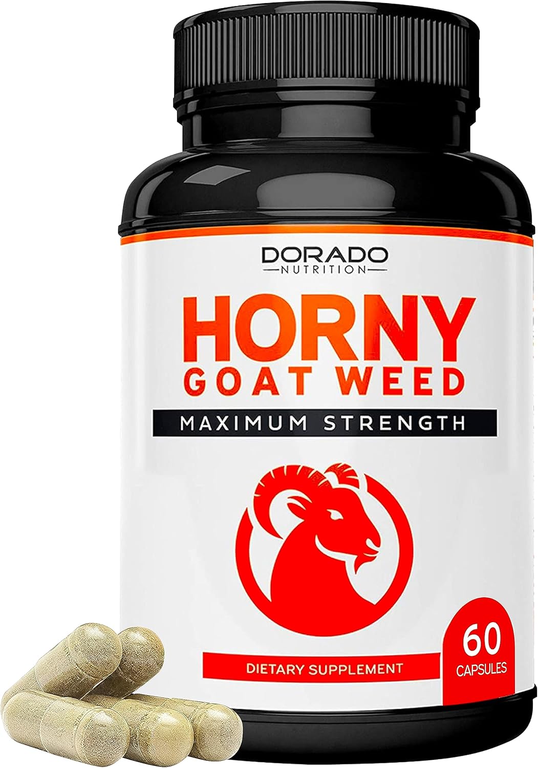 Maximum Strength Horny Goat Weed & Irish Sea Moss Gummies - 1590mg for Men & Women - 90 Gummies