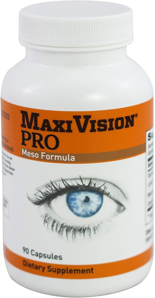 MaxiVision® PRO Meso Formula with Mesozeaxanthin, Lutein, Zeaxanthin - 90 Capsules