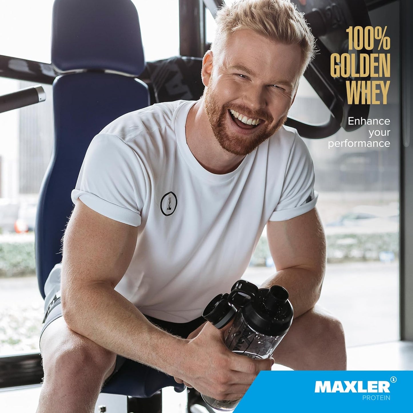 Maxler 100% Golden Whey Protein Powder - 22g per Serving - Fast-Absorbing Blend - Chocolate Peanut Butter Flavor - 5 lbs
