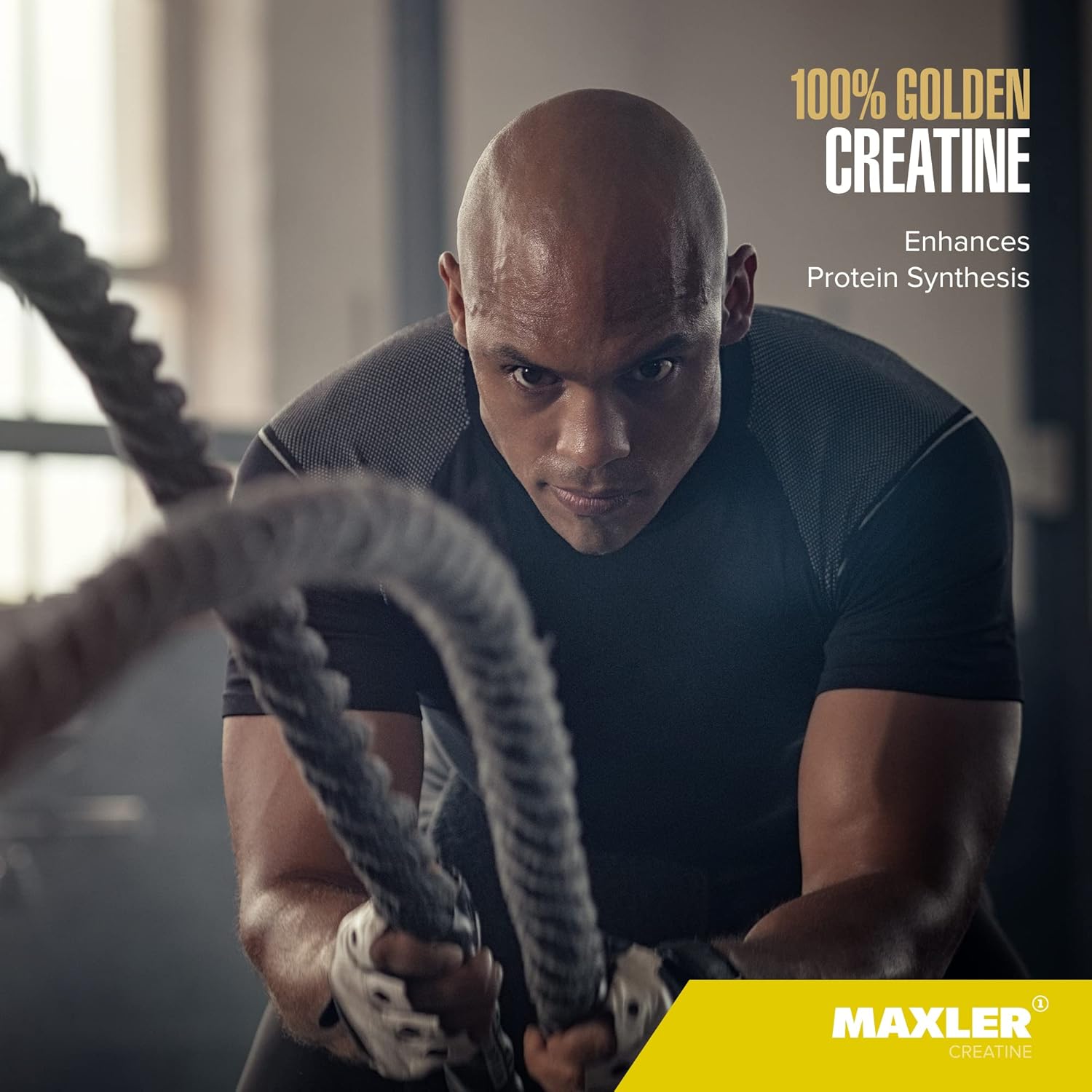 Maxler Micronized Creatine Monohydrate Powder - 100% Golden Creatine for Muscle Building - Pre/Post Workout Vegan Supplement - Gluten Free - 600g