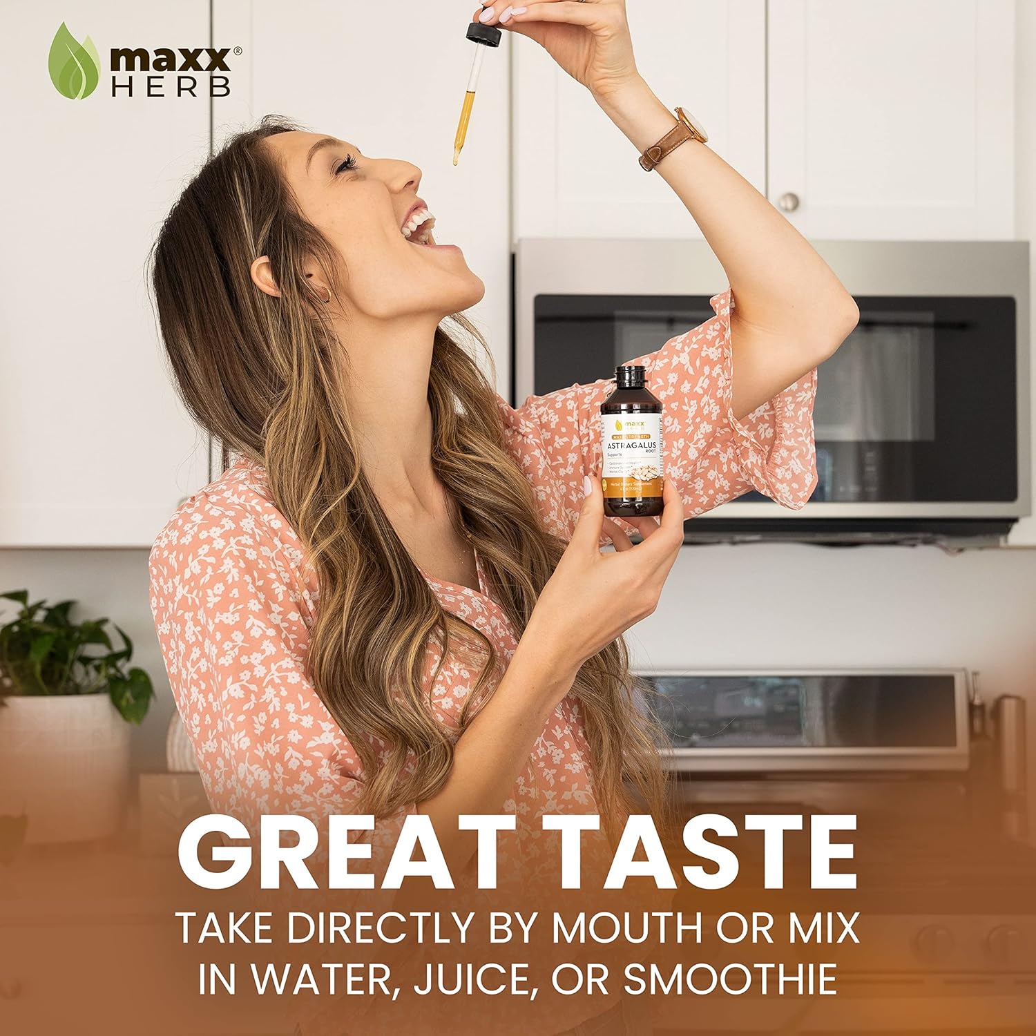 Maxx Herb Astragalus Root Extract Liquid Tincture - Immune Support & Mental Clarity - 4 Bottles, 4 Oz Each