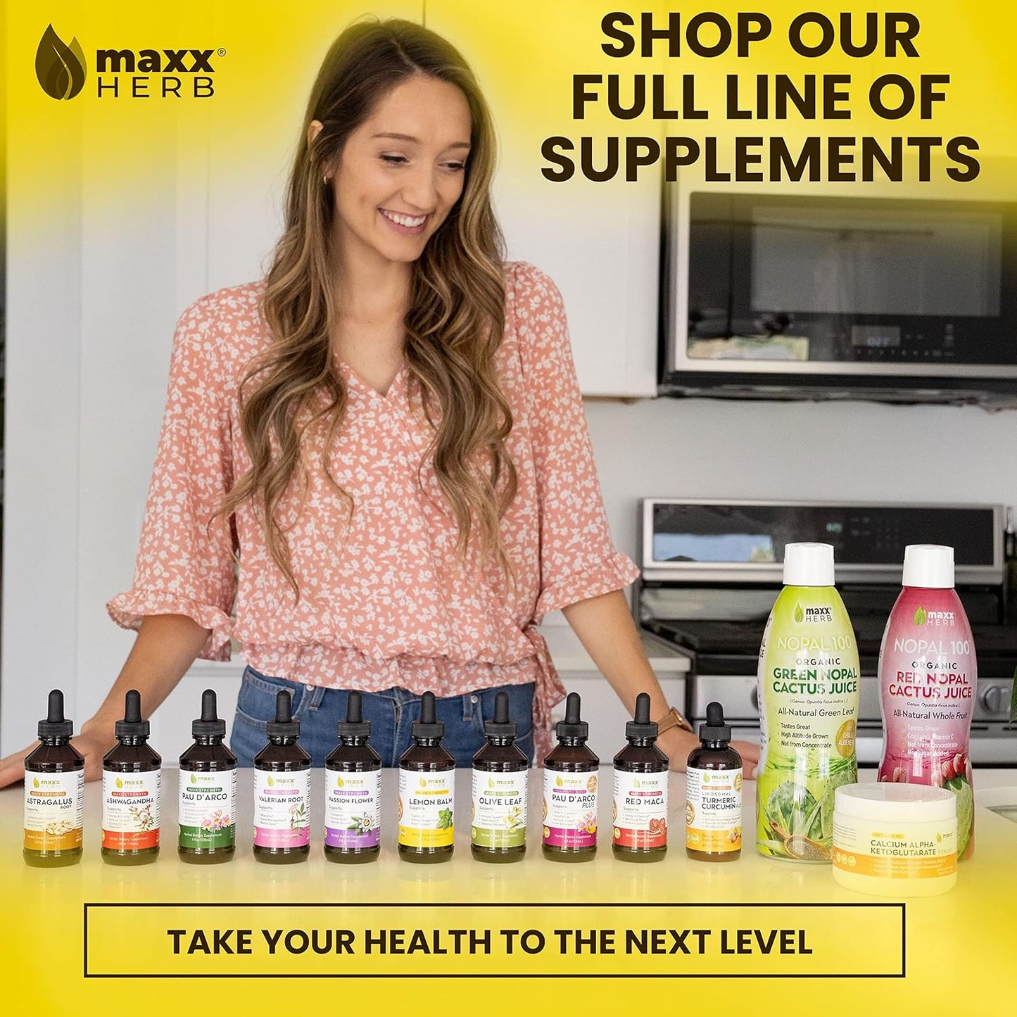 Maxx Herb Lemon Balm Extract - High Potency Liquid Tincture for Stress Relief and Nervous System Support - Alcohol-Free Formula - 4 Oz Bottle