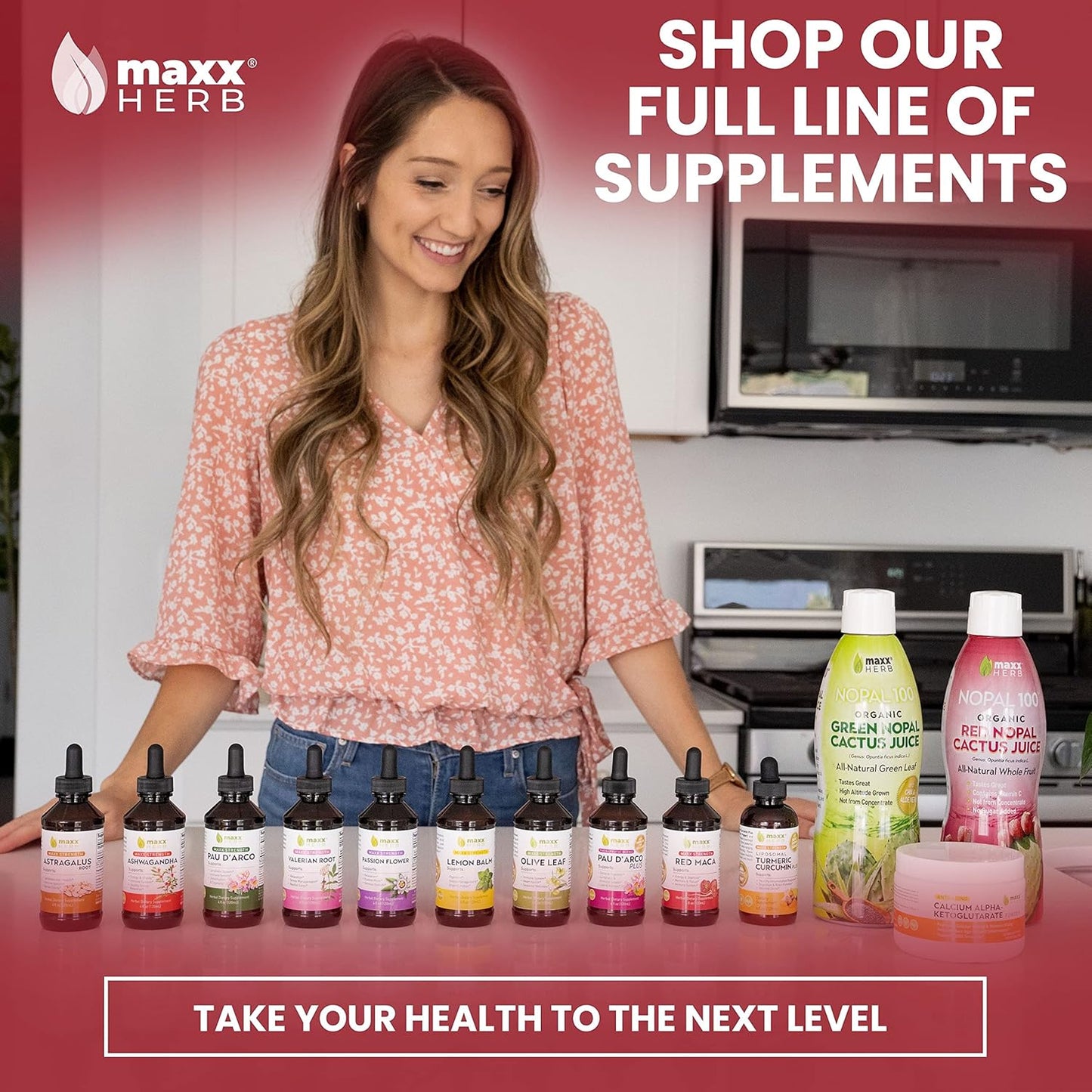 Maxx Herb Red Maca Root Extract Liquid Drops - High Potency for Stamina, Memory, and Focus - 4 Oz Bottle (60 Servings)