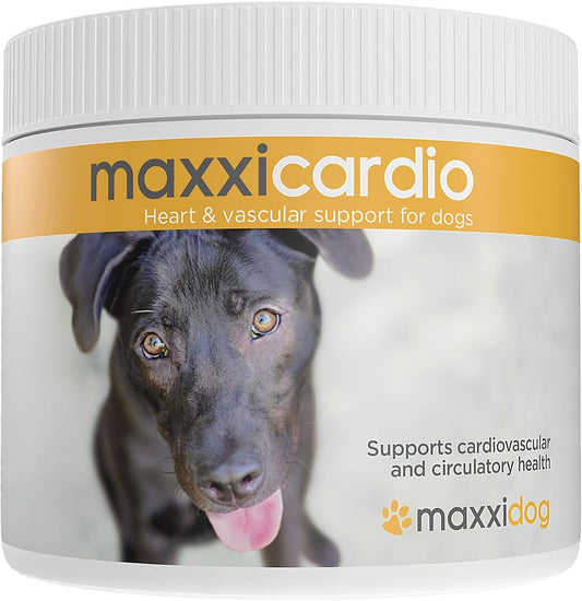 maxxipaws maxxicardio Dog Heart & Cardiovascular Powder Supplement, 5.3oz - Supports Canine Cardiovascular Health