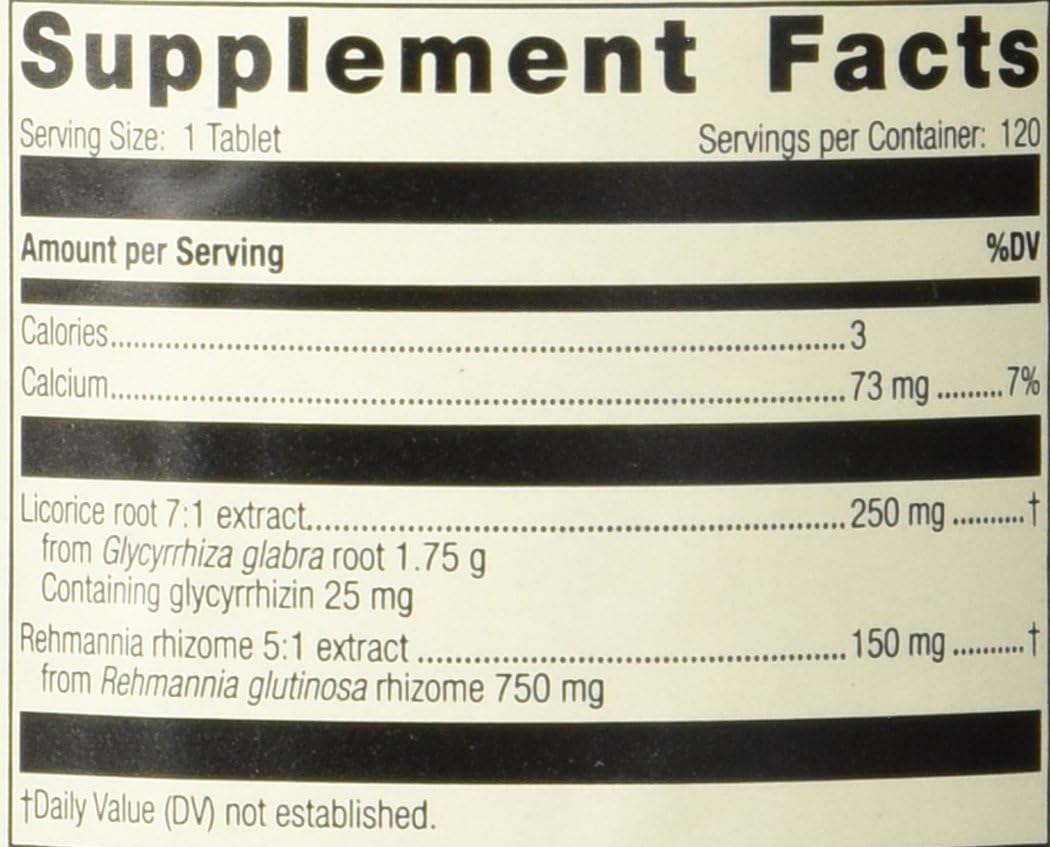 Medi Herb Adrenal Complex Supplement - 120 Tablets for Stress Support & Energy Boost