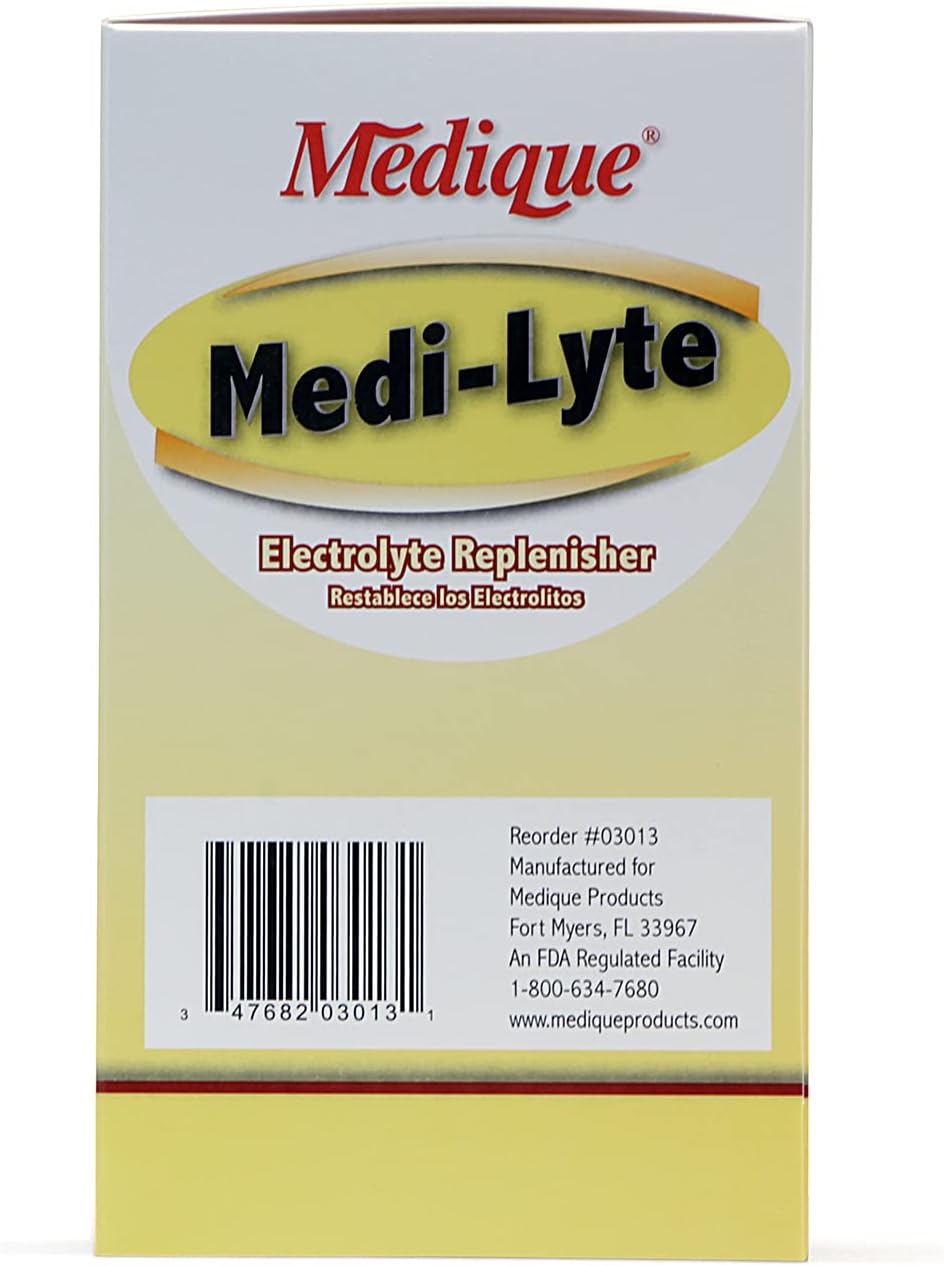 Medique Medi-Lyte Electrolyte Replenisher Tablets - Fast Relief from Heat, Stress, Fatigue, Muscle Cramping - 500 Tablets