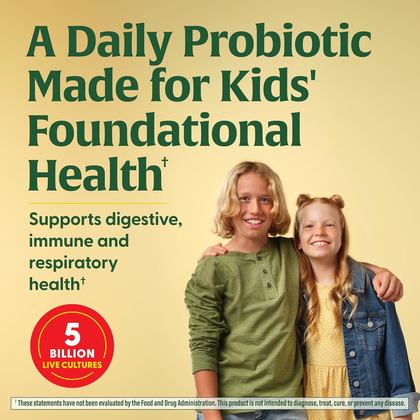 MegaFood MegaFlora Kids Probiotics - 5 Billion CFUs for Digestive Health - Non-GMO, Vegetarian - 60 Mini Capsules