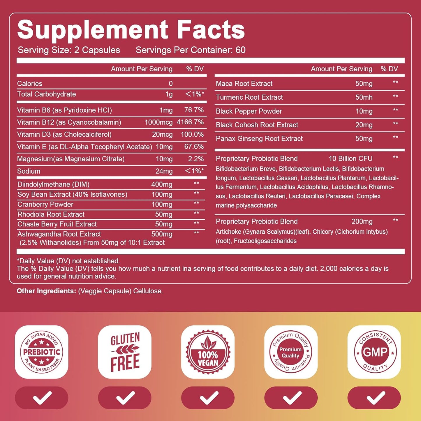 Menopause Support Fiber Gummies with Probiotics for Women - Migcopat Formula - BoostGo Australia