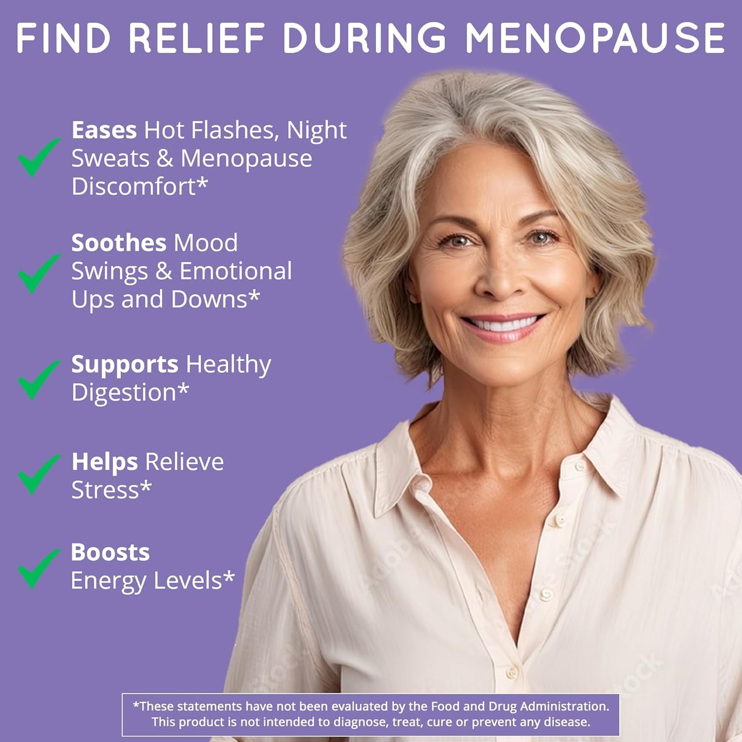 Menopause Support & Vegan Collagen Pills by Happy Healthy Hippie - Go with The Flow Formula
