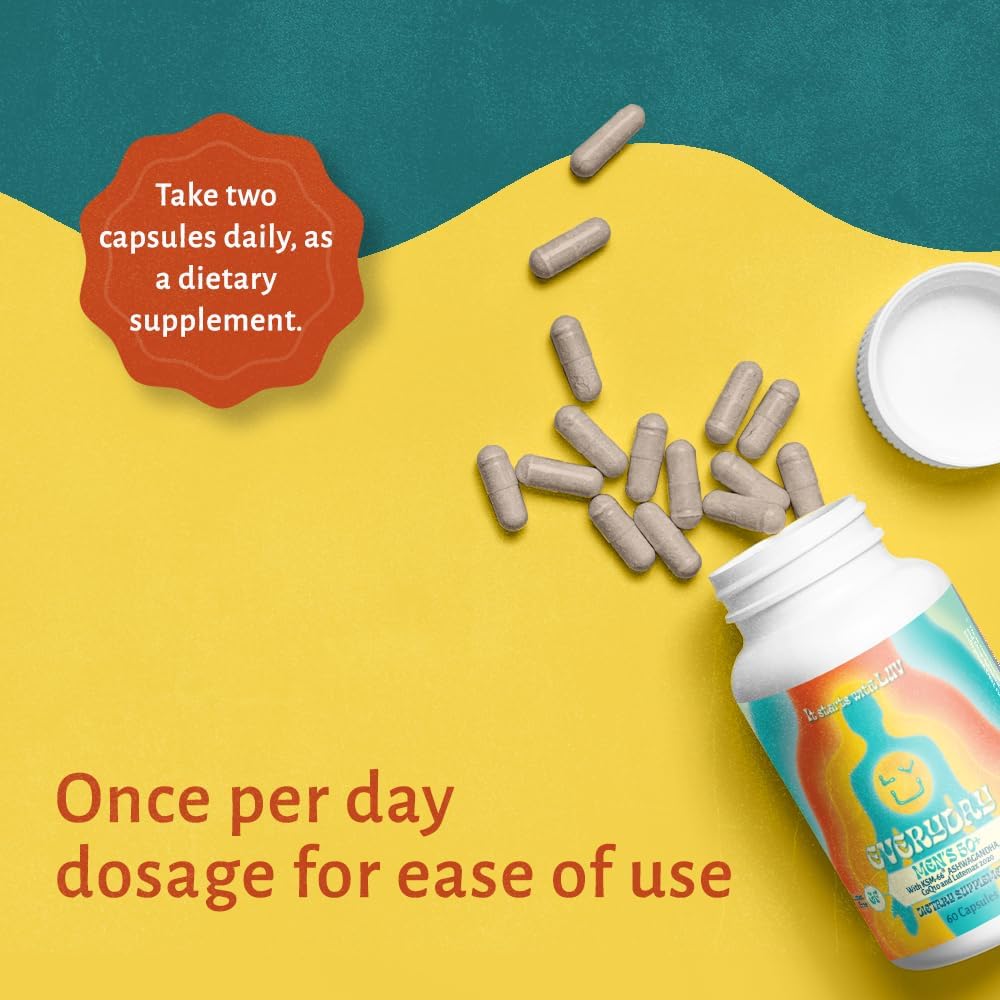 Men's 50+ Multivitamin with Iron, Calcium, CoQ10 - Vegetarian & Non-GMO - 60 Capsules