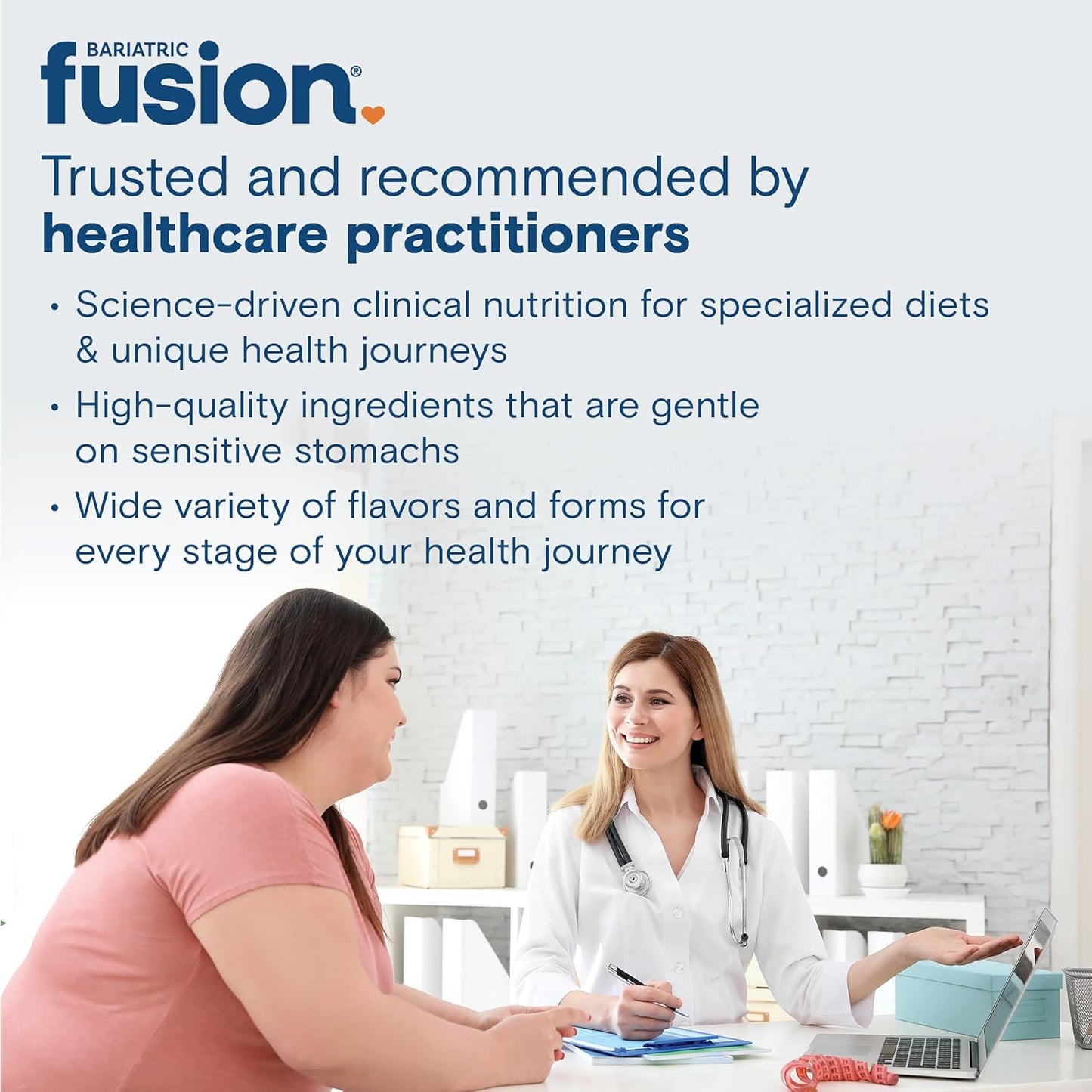 Men's Bariatric Fusion One Per Day Multivitamin with Iron - Prostate & Heart Support - 90 Capsules