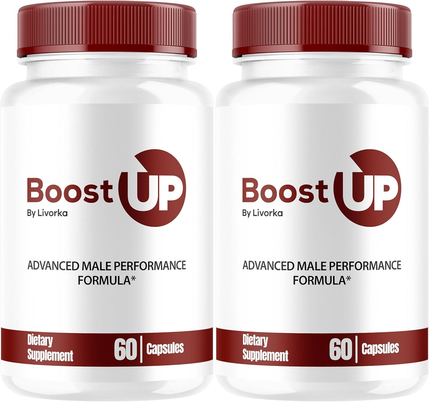 Men's Boost Up Pills (2 Pack) - Advanced Formula Supplement for Energy and Vitality, 120 Capsules