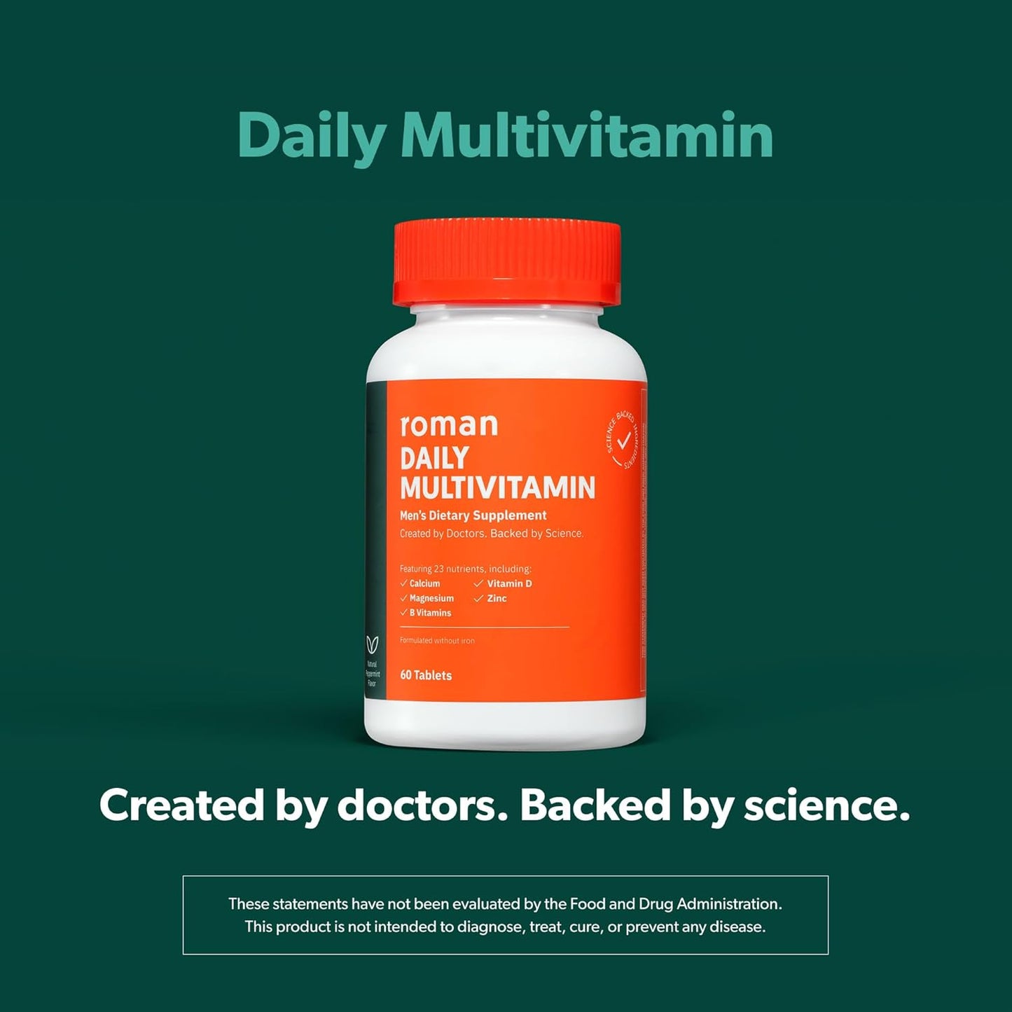 Men's Daily Multivitamin with 23 Essential Nutrients - Supports Physical Health, Brain Function, Heart Health, and Immune System - 60-Day Supply - 120 Tablets - BoostGo Australia