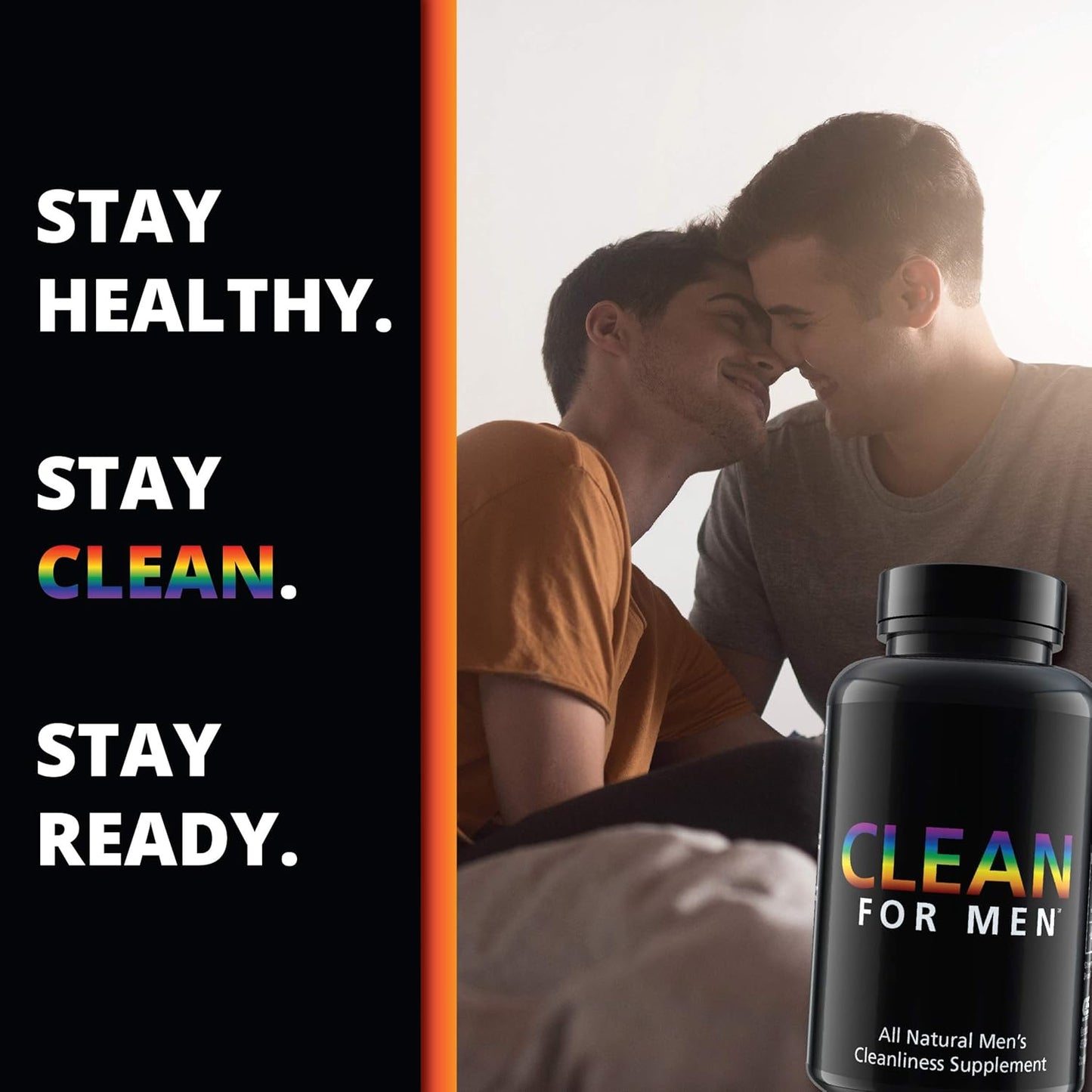 Men's Digestive Health & Immune Support Supplement - Fiber & Outbreak Care, Natural Constipation Relief & Body Cleanse Formula